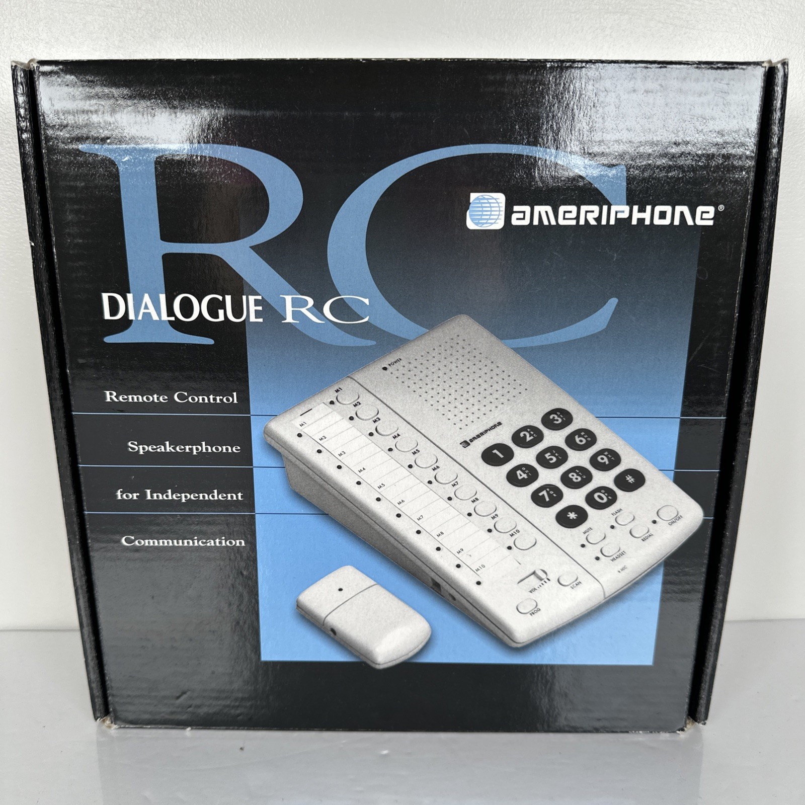 Ameriphone Dialogue RC-200 Hearing Impaired Telephone Base Unit RC200 RemoteREAD