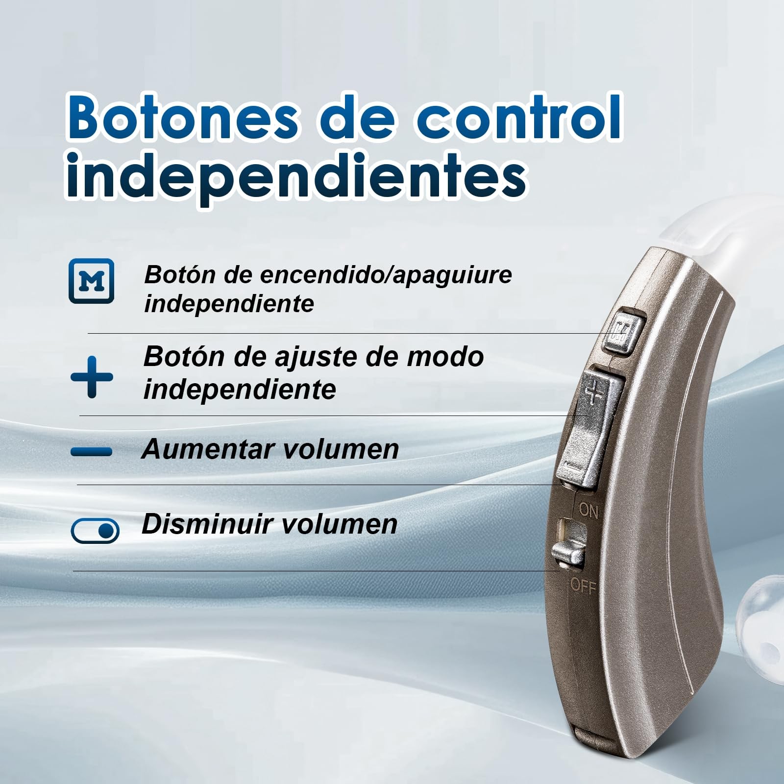 Britzgo Bha-220S Hearing Amplifier Modern And Fashion Designed Adjustable Tube