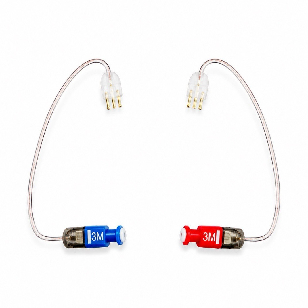 NEW Open Box Phonak Unitron 3-Pin Hearing Aid Receivers 3M Pair OEM L/R