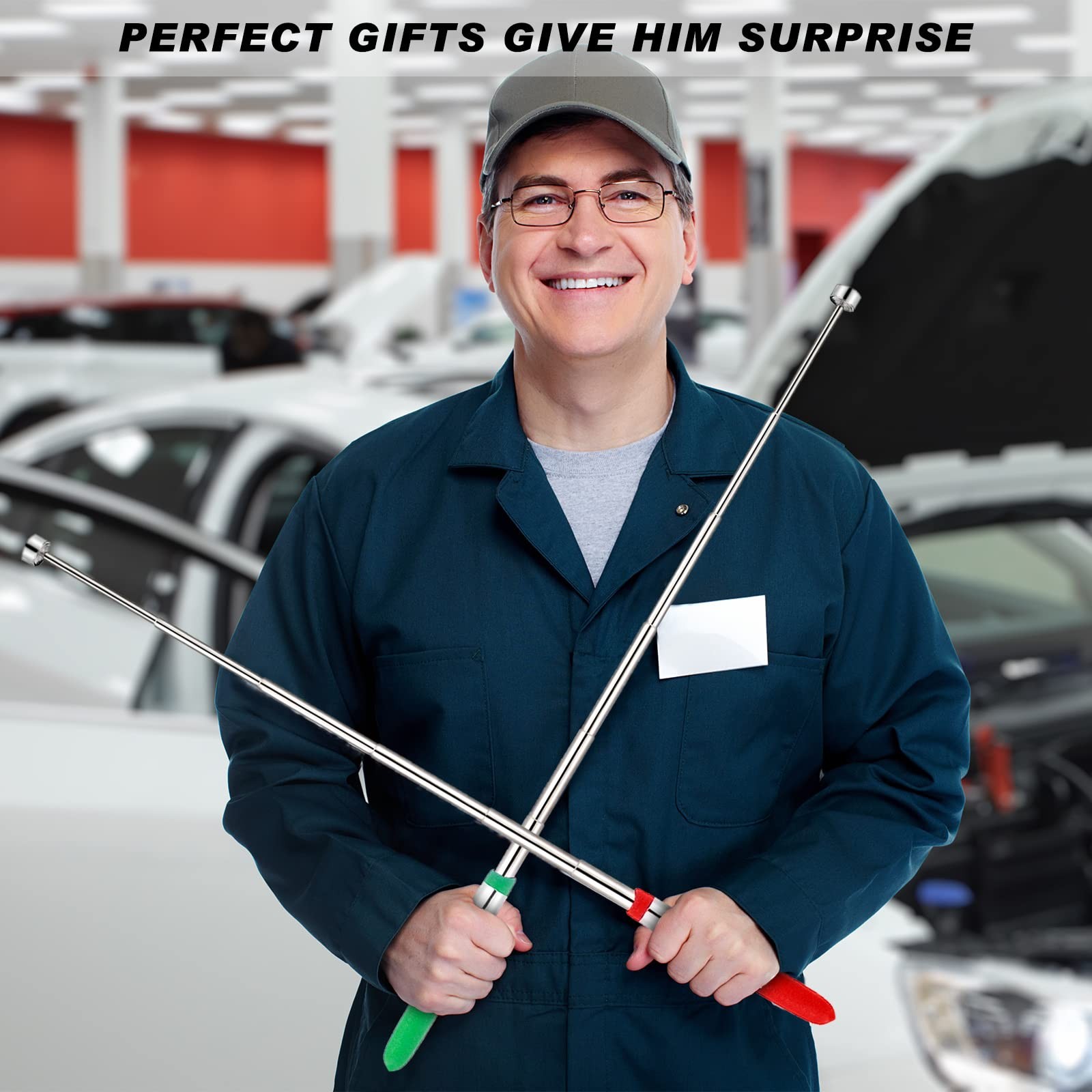12 Pieces Telescoping Magnetic Pickup Tool 8 Lbs 30 Inch Extendable Magnet Gr…