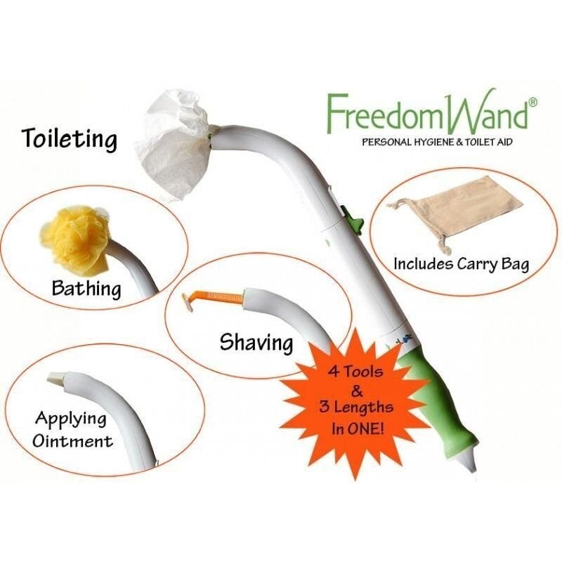 Freedom Wand Personal Hygiene & Bathroom Aid Toilet Tissue Tool