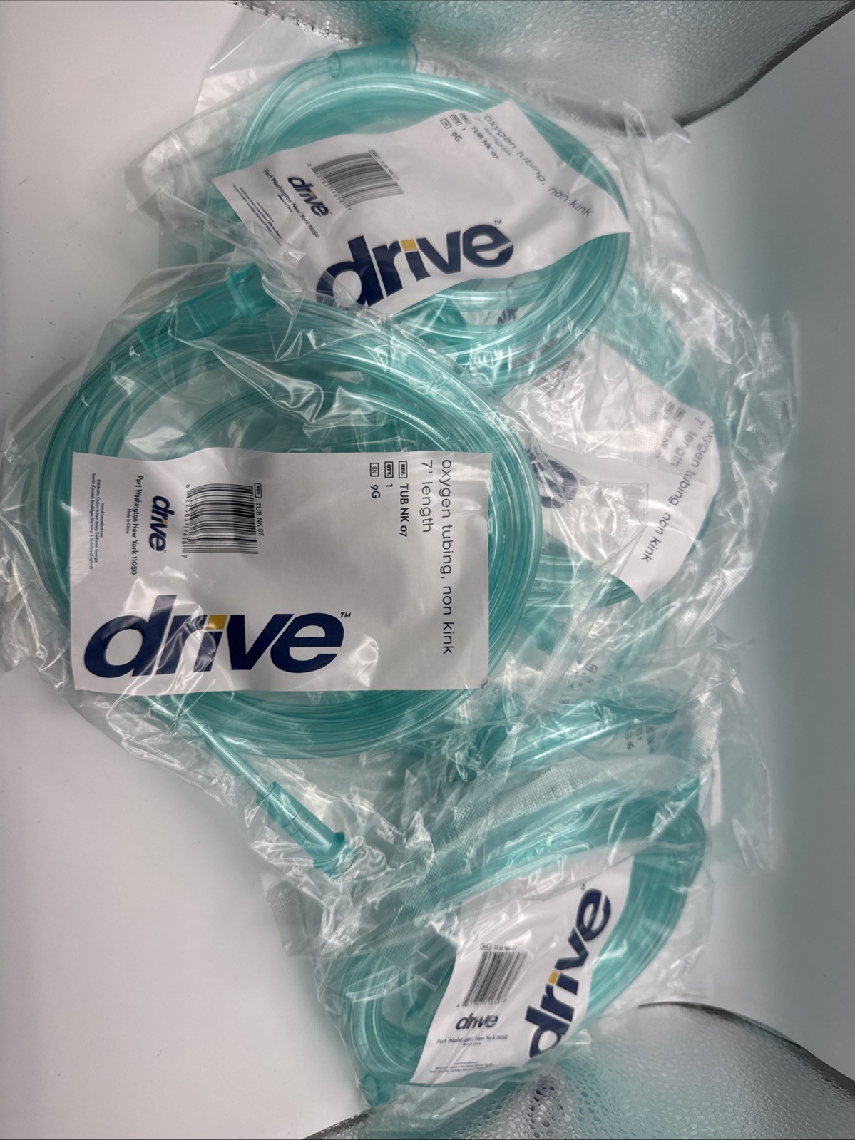 40 Pack Drive Medical Oxygen Tubing 7ft Universal Replacement Hoses New Sealed