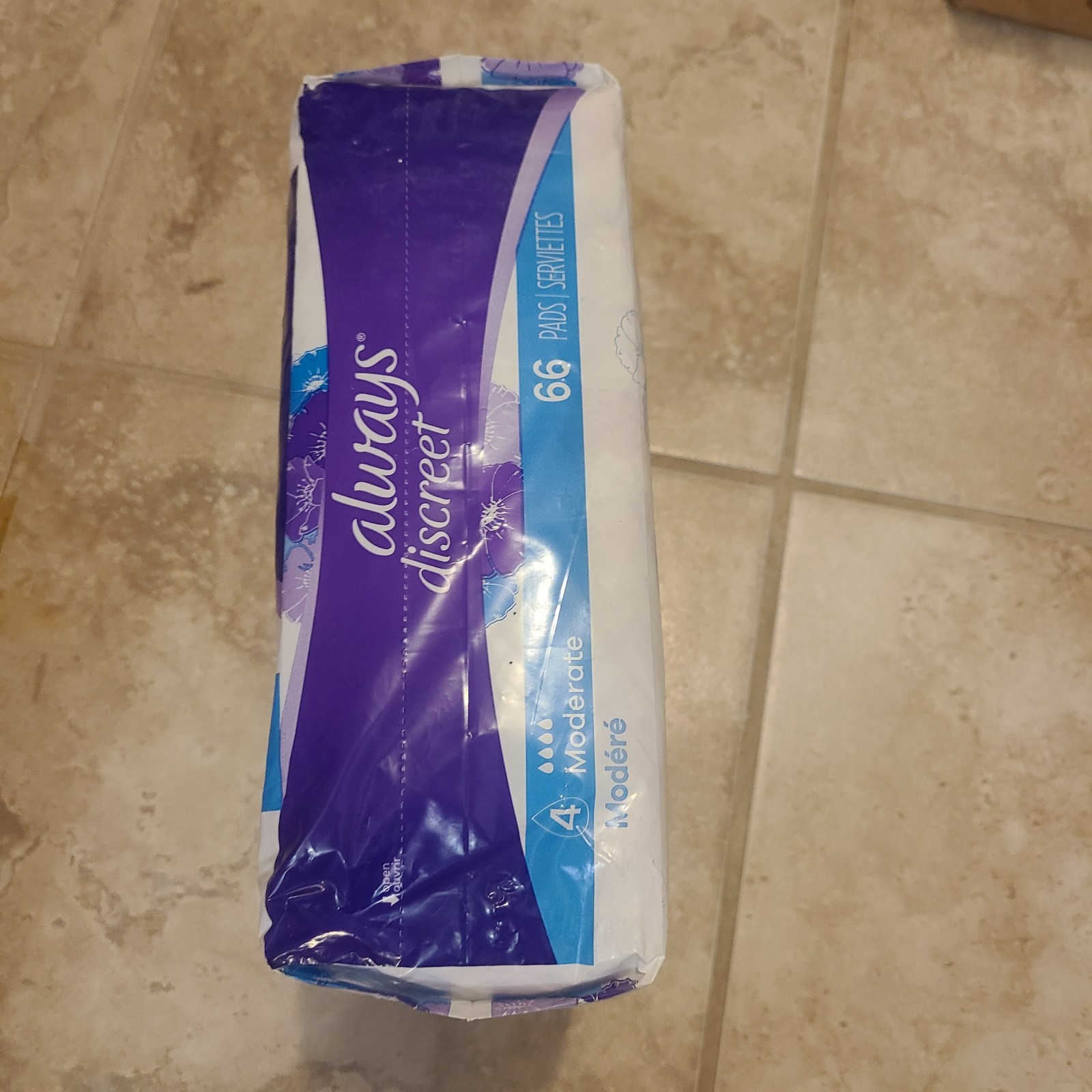 Always Discreet Incontinence 66 Moderate Pads Level 4