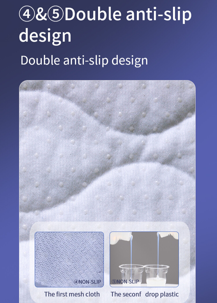 Washable Protection Underpad Non-slip Waterproof Incontinence Diaper Pads Thick
