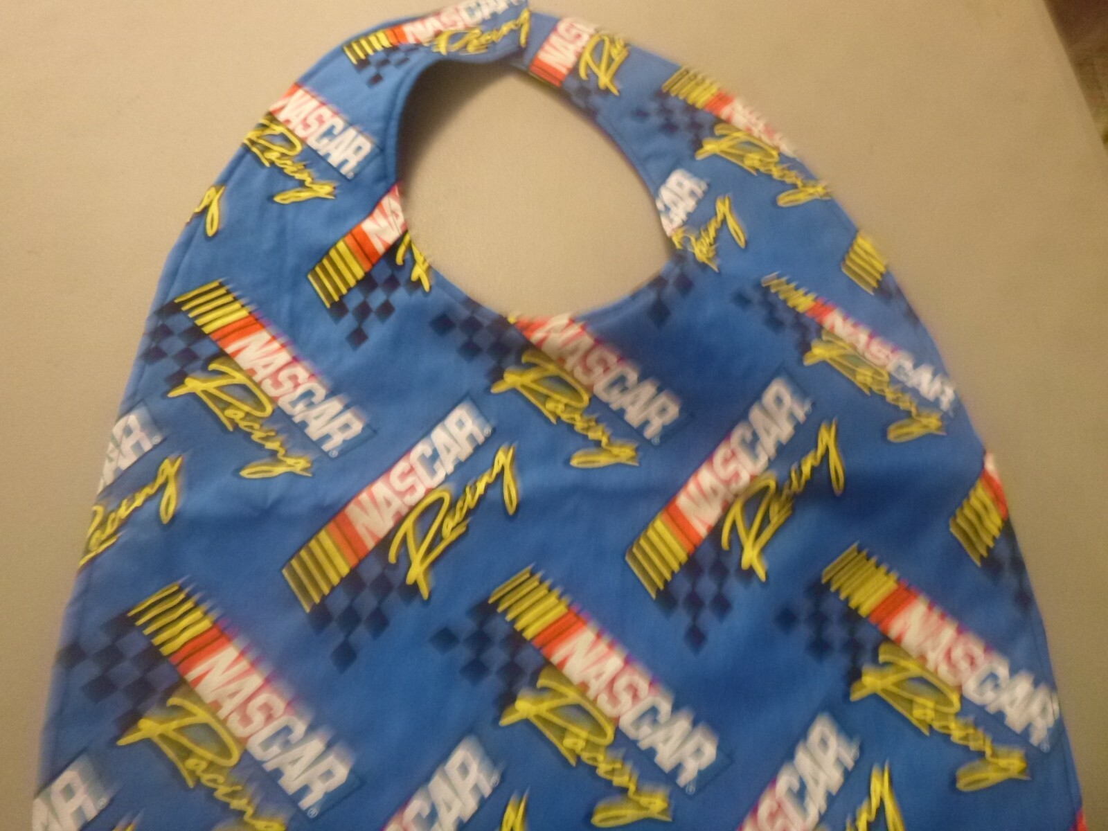 Adult Bib/Clothing Protector double thickness with Quilted Diamond Backing