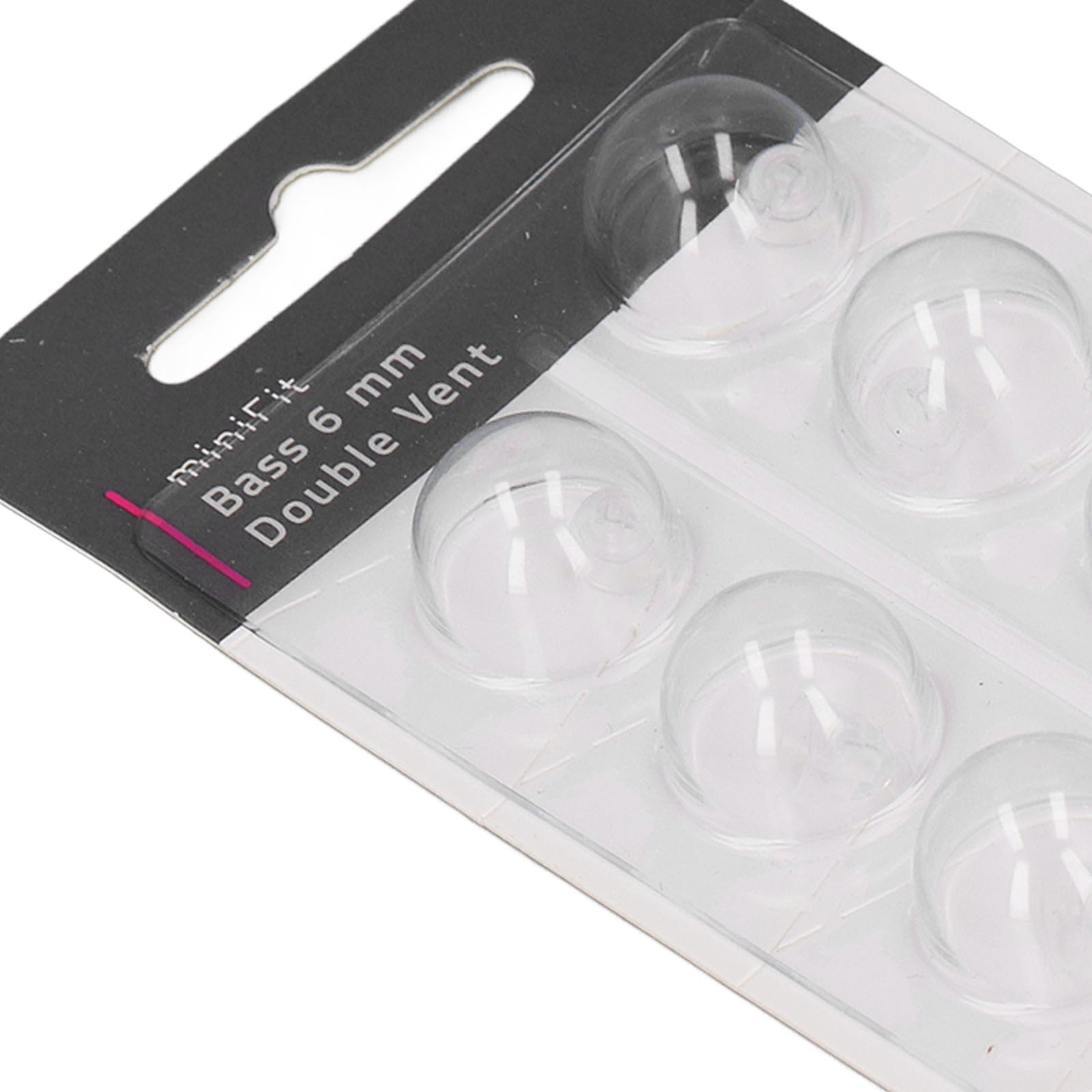 10pcs Double Vent Bass Domes For MiniFit Comfortable Soft Silicone NEW