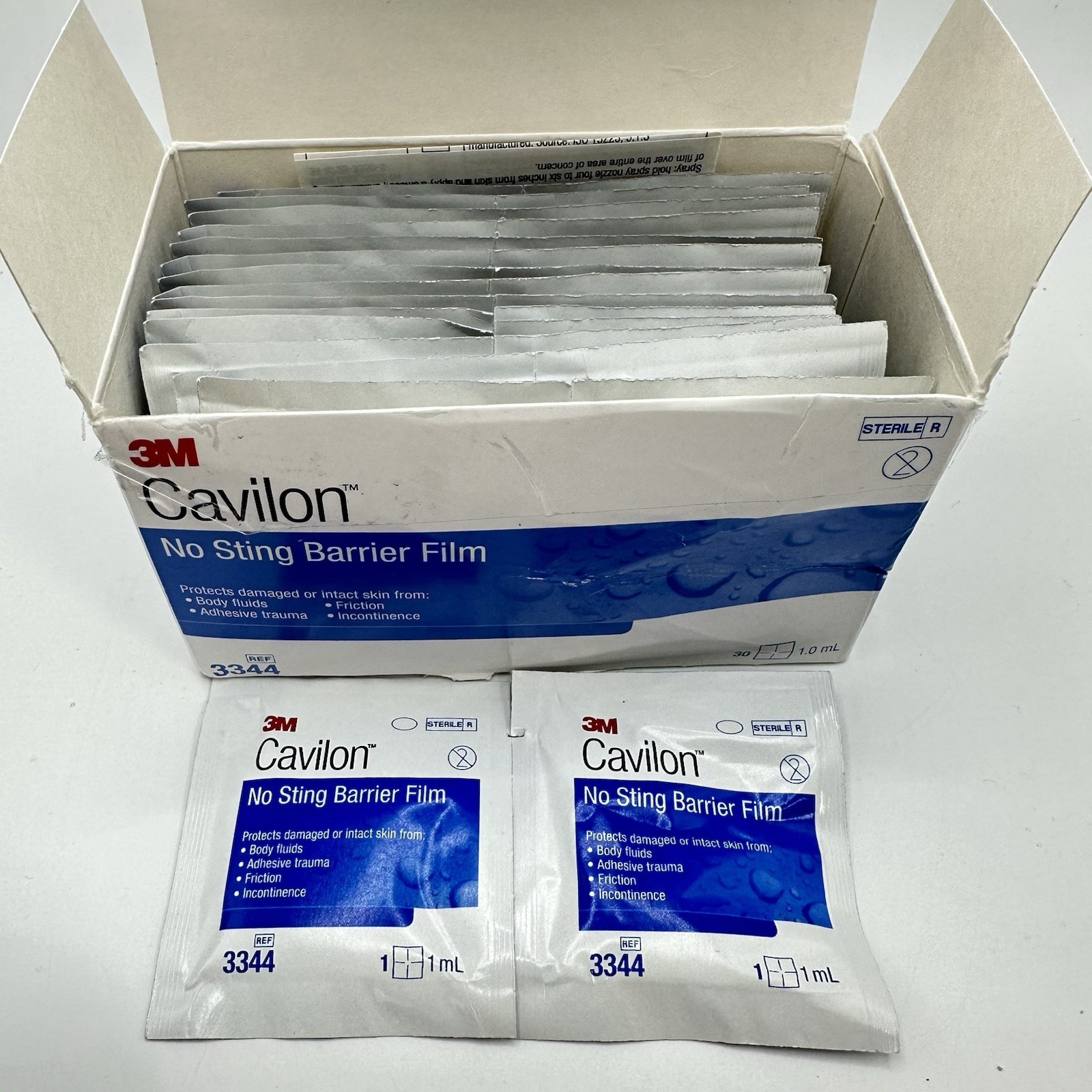 3M Cavilon No Sting Skin Barrier Film 1 mL Sterile 3344 30ct | Expire 2028