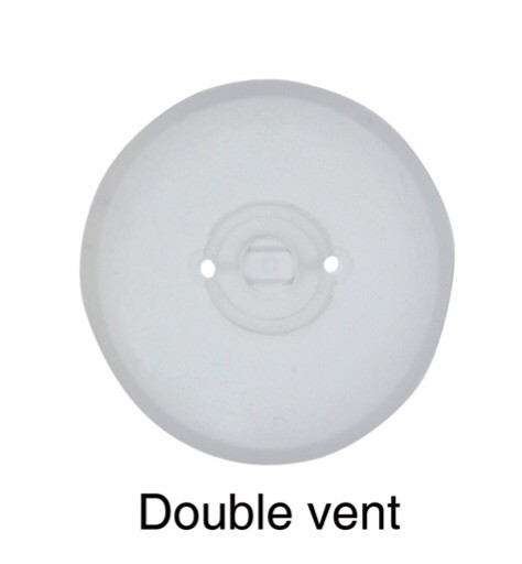 2 Packs Oticon miniFit 6mm Bass Double Vent Domes For Hearing Aids. 20 Total.