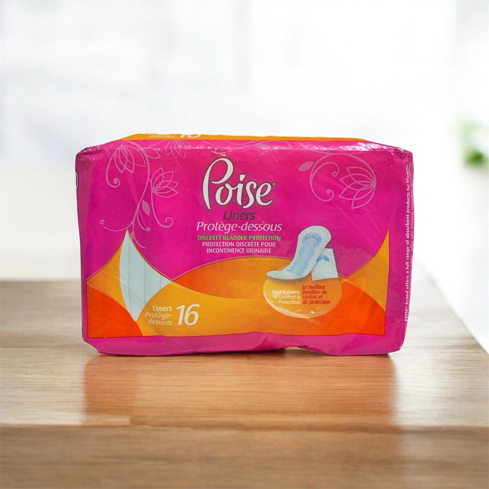 Poise Liners Very Light Absorbency, 16ct | Incontinence Bladder Protection Leaks