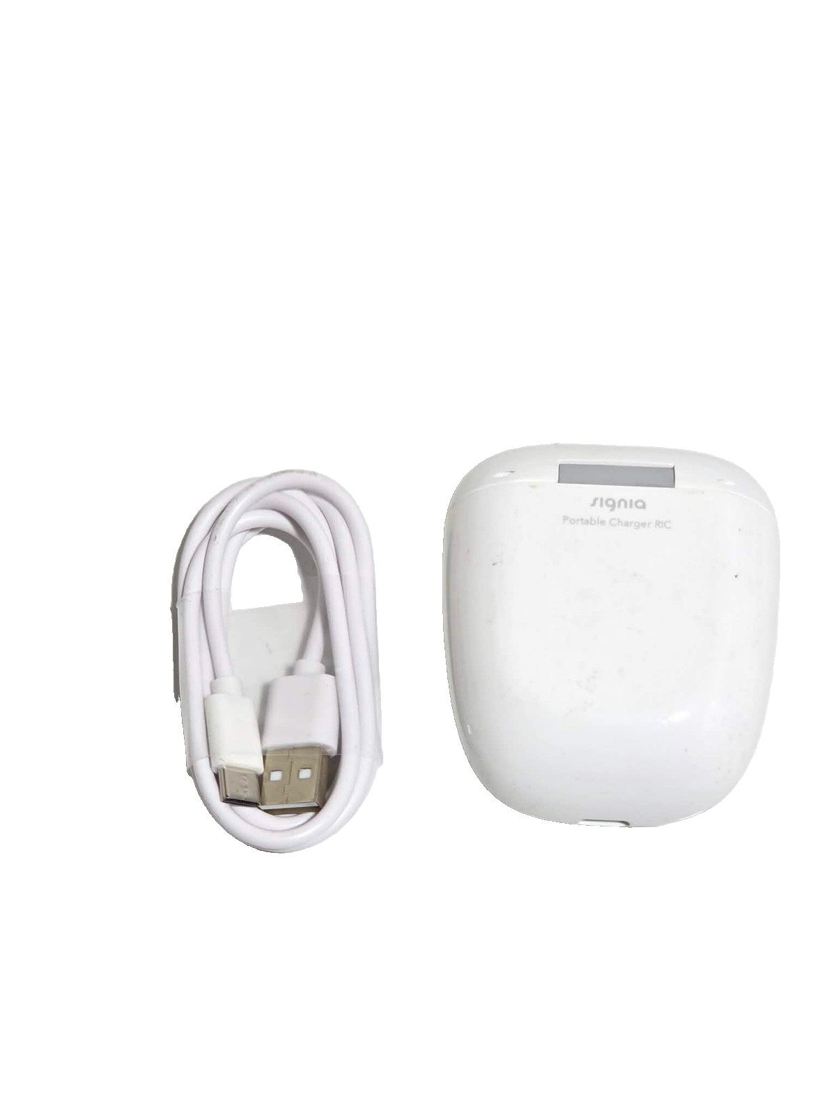 GENUINE Signia Pure Portable Charger RIC with USB Charging Cable W/USB CABLE .