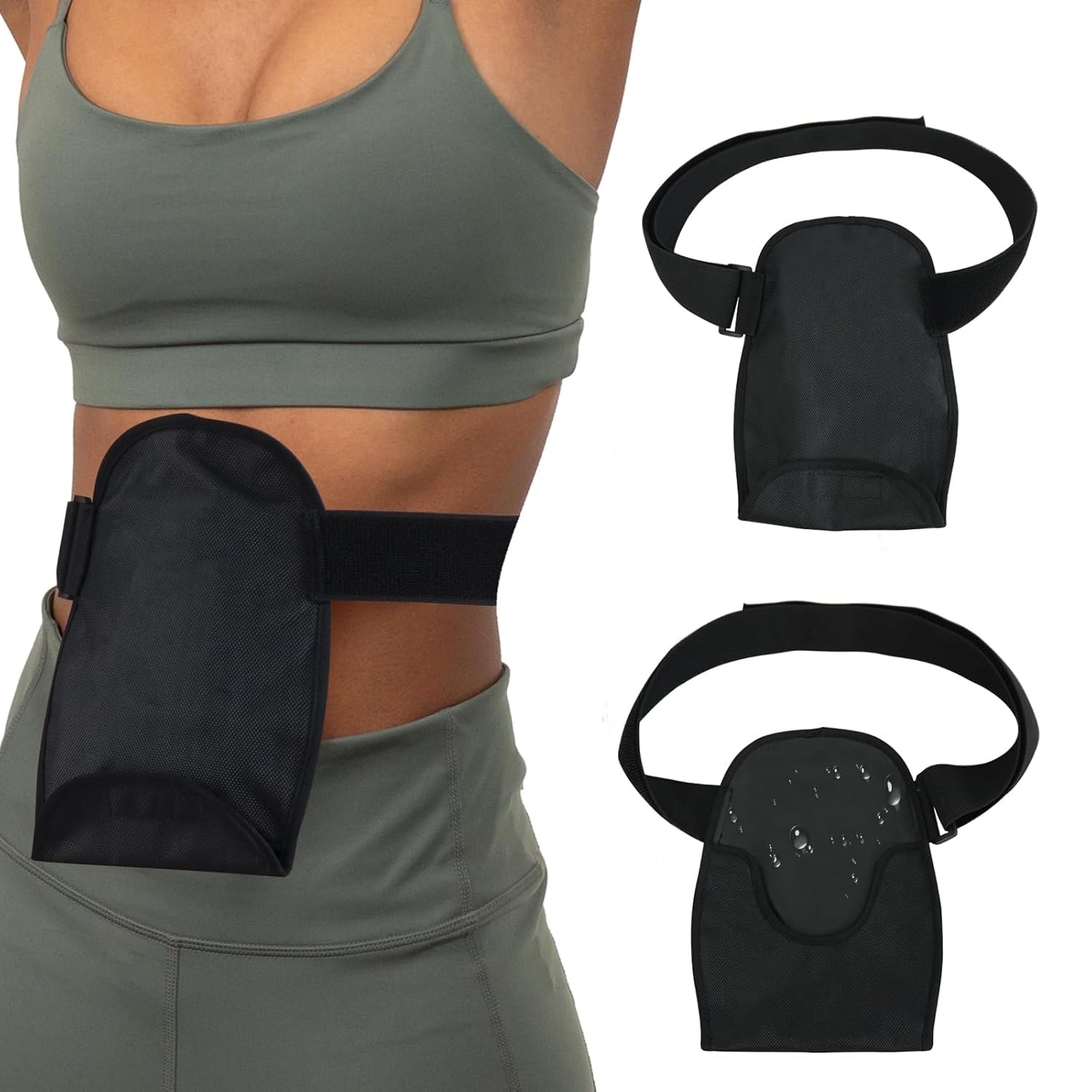 Waterproof Ostomy Bag Cover Adjustable Universal Stoma Pouch Cover for