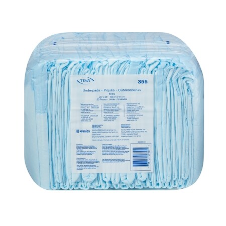 TENA Extra Underpad 23X 36, Heavy Absorbency, Chux Bed Pad, 355