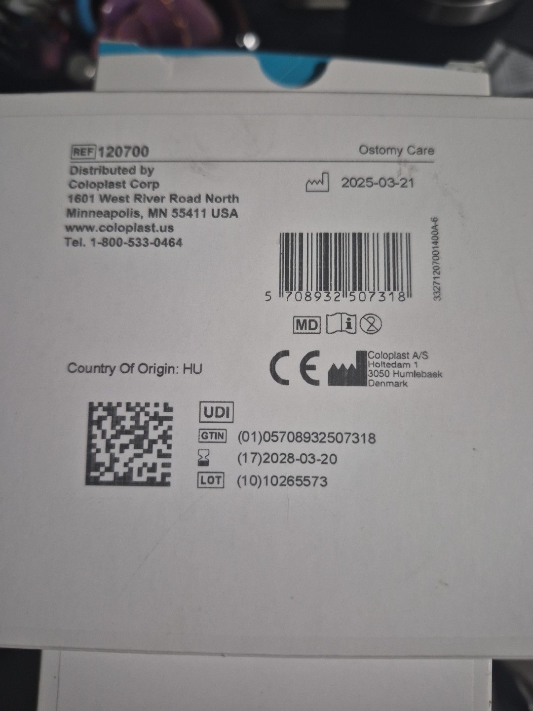 lot 2 -120700 Coloplast Brava curved elastic barrier strips 20/bx