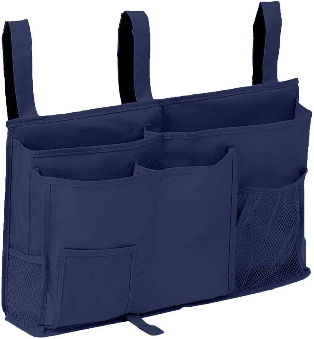 Bedside Organizer – Caddy Storage Bunk Bed to College Dorm & Hospital Rails, …