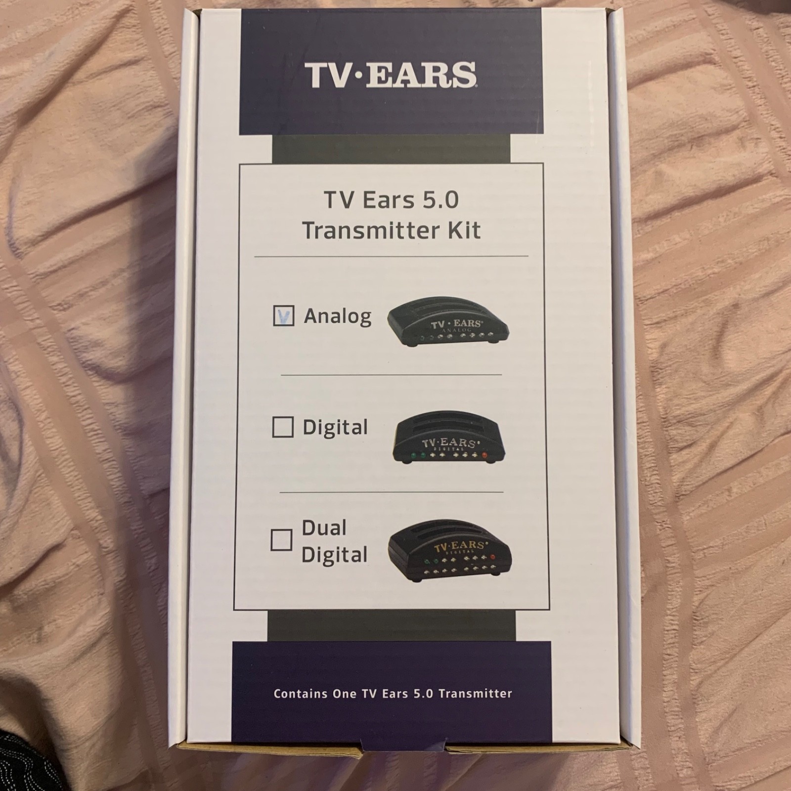 TV EARS Original 5.0 Complete System ANALOG Wireless Voice Clarifying # 11641