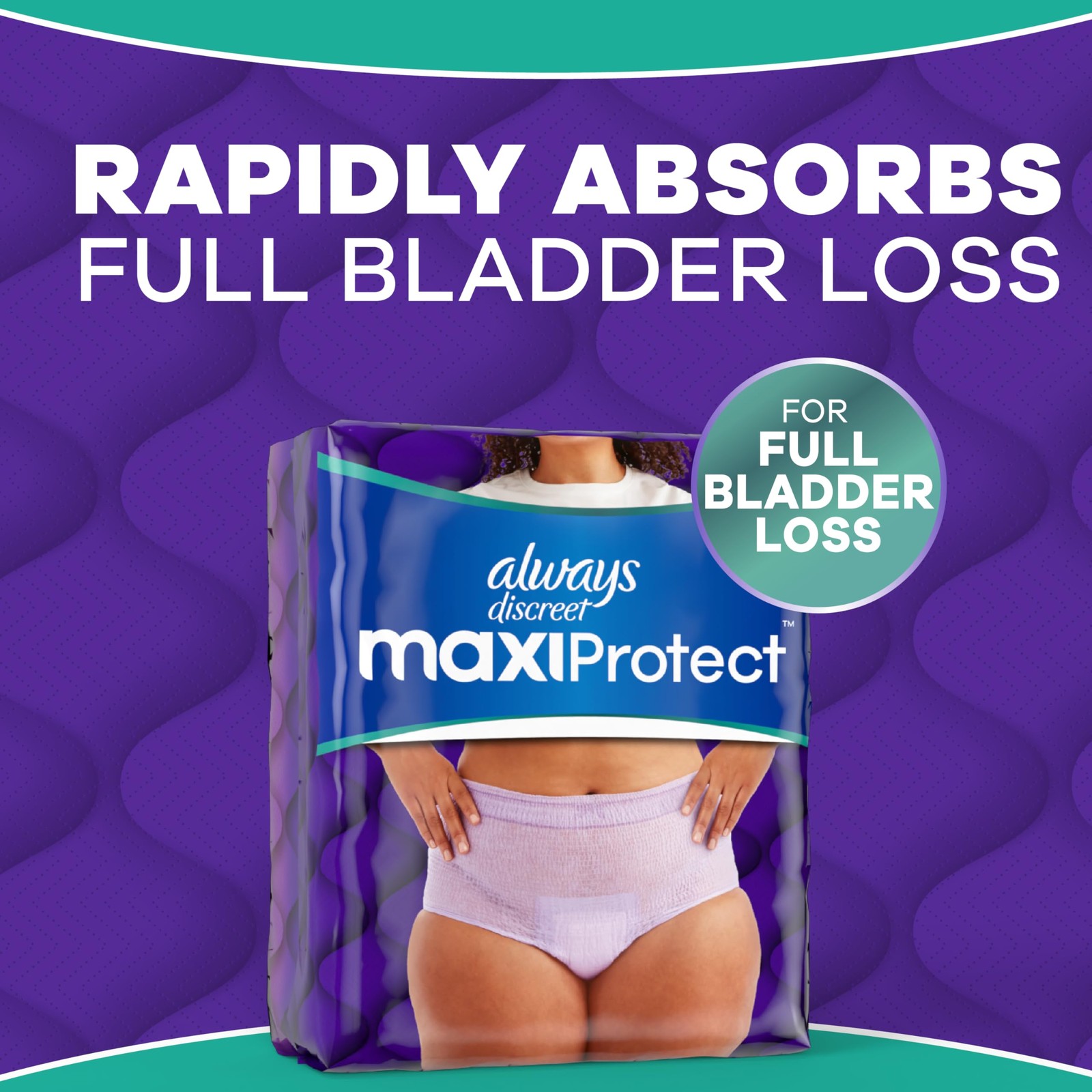 Always Discreet MaxiProtect Adult Diapers for Women, Incontinence Underwear, …