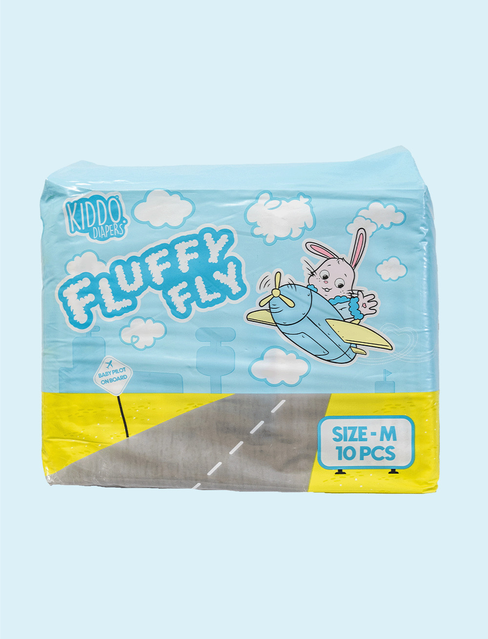 Kiddo Fluffy Fly Adult Diaper ABDL High absorbency Brand new Medium/Large/XL