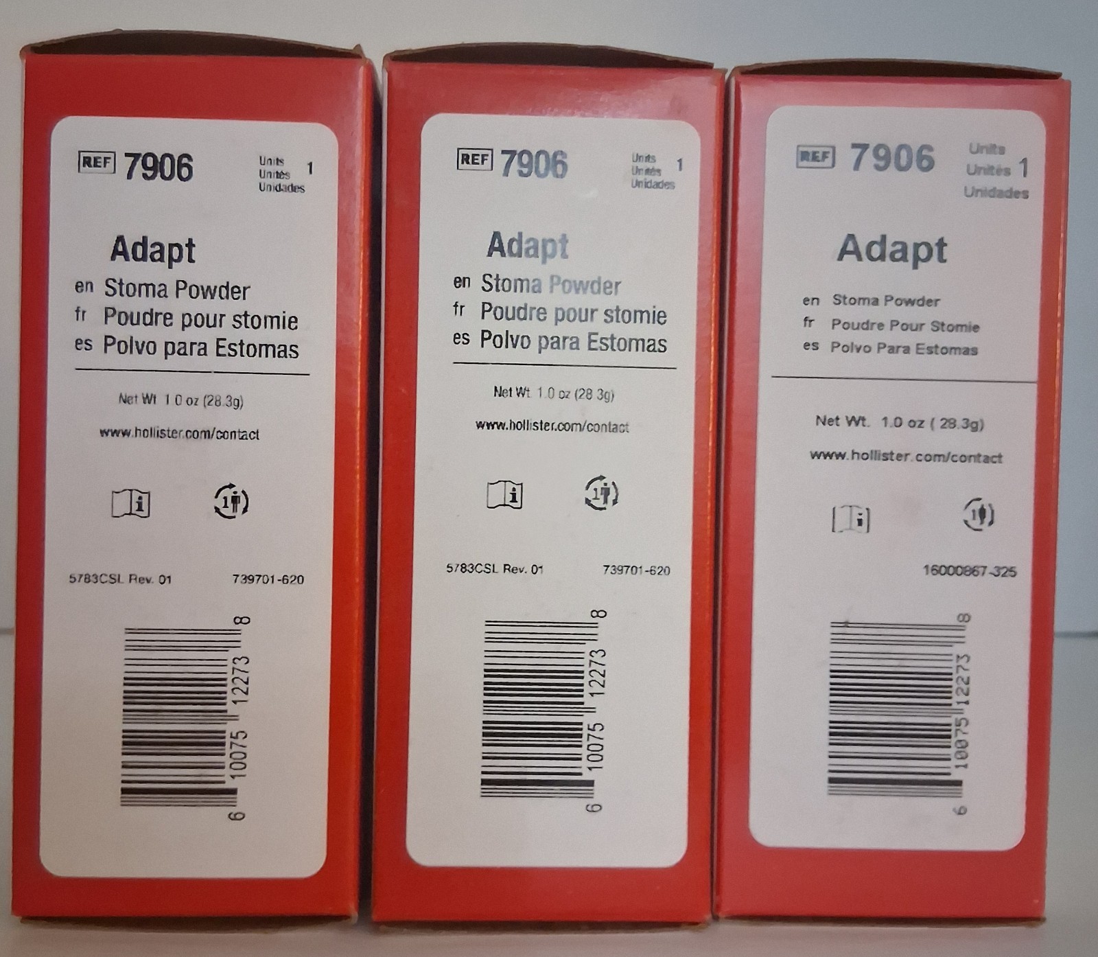 Hollister Ostomy Lot 3 Stoma Powder 1oz Bottle 3 Adapt Paste 2.1oz EXP 2030