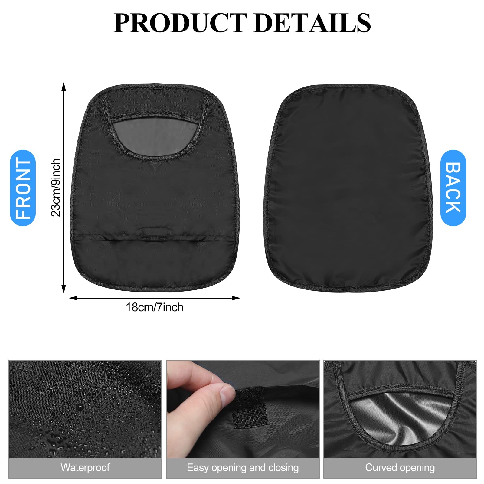 6 Pcs Ostomy Bag Covers Waterproof Ostomy Shower Cover Stretchy Lightweight Colo