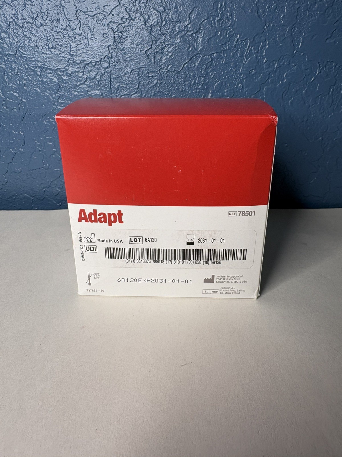 50 Hollister Adapt 78501 Lubricating Deodorant Packets. Exp 1/2031