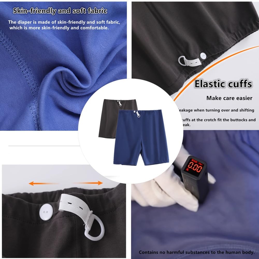 LAROTSUBA XXL Leak-Proof and Washable Urinary Incontinence Pants,Reusable