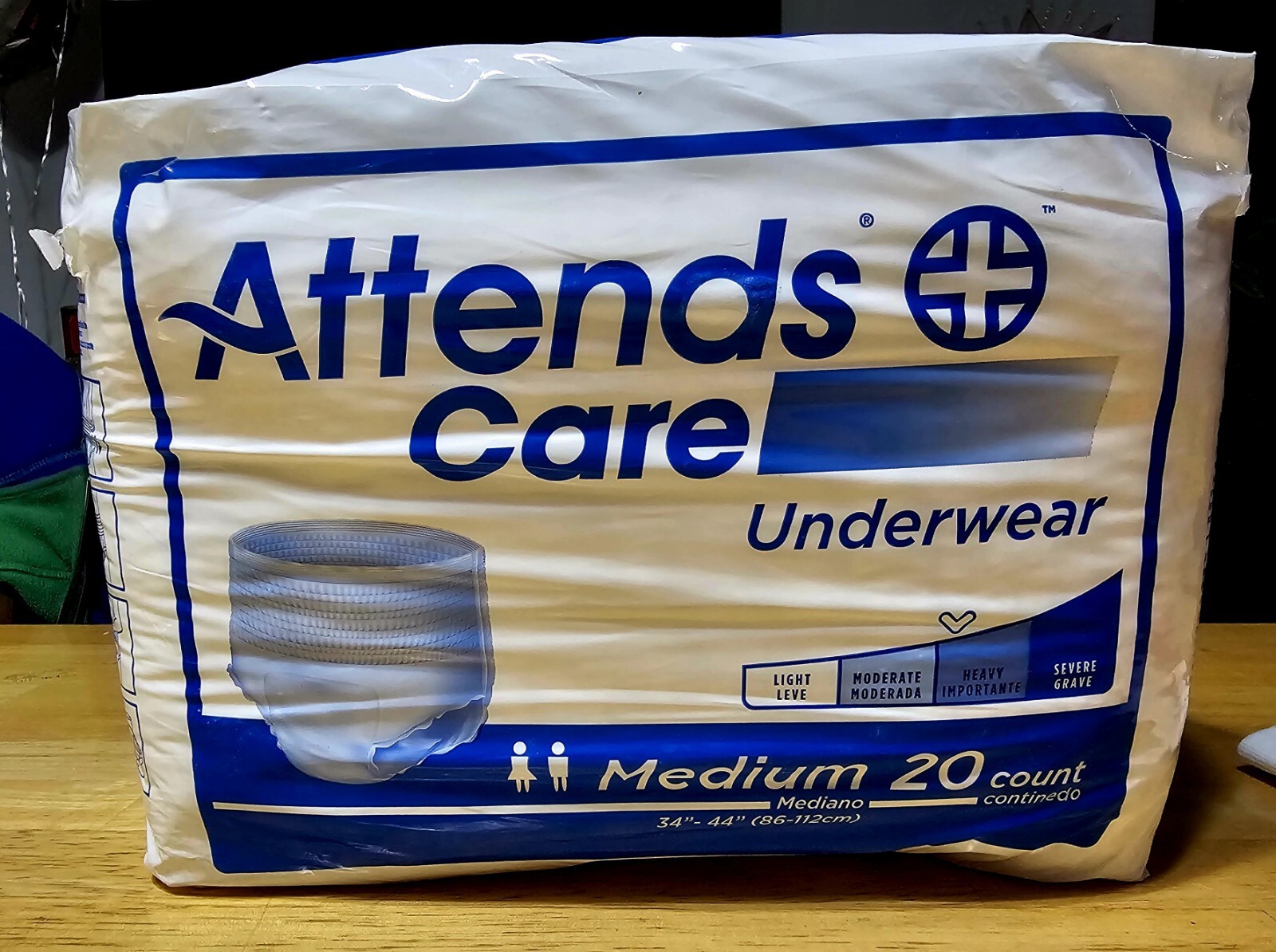 Attends Protective Pull Up Underwear Heavy Absorbency – Medium Size – 20 Count