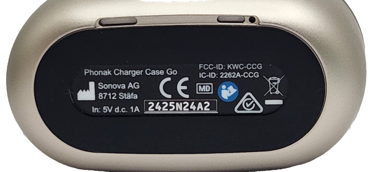 Phonak Charger Case Go W/ USB Type-C Charging Port Used Immaculate Condition!!