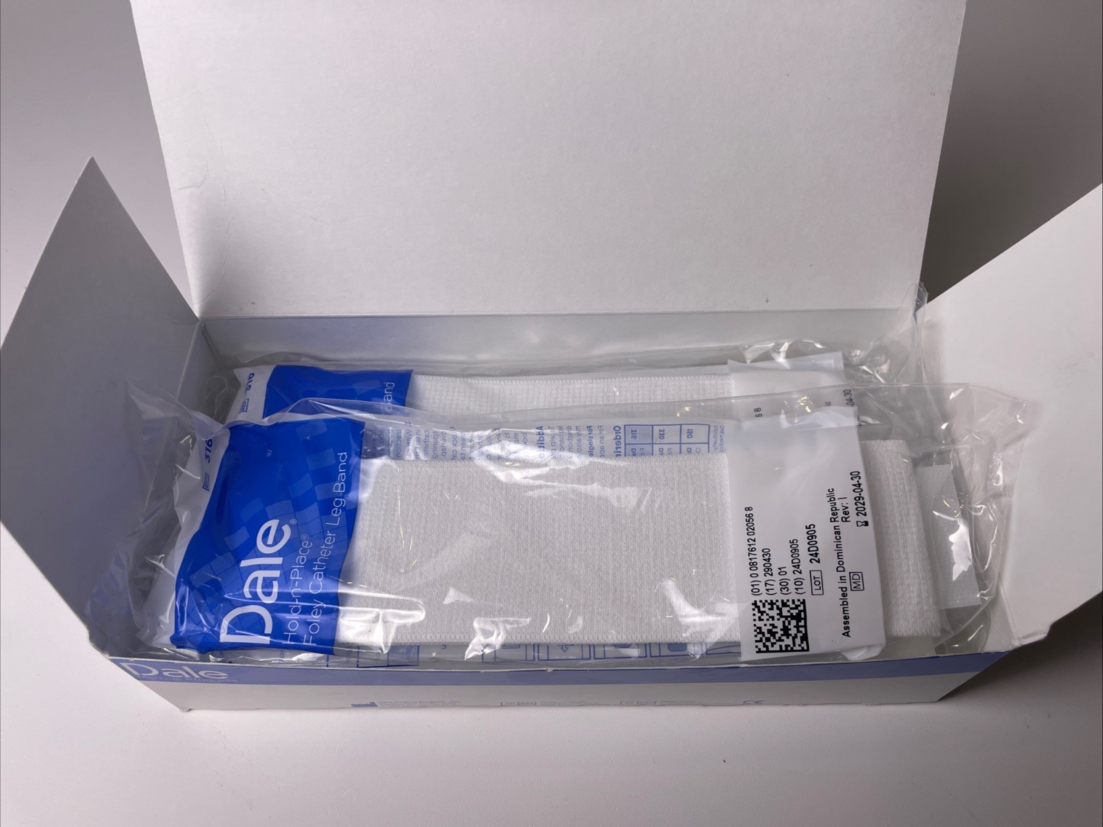 New! Box Of 7 – 316 Hold n Place Leg Band Foley Catheter Holder * Dale Exp 2029