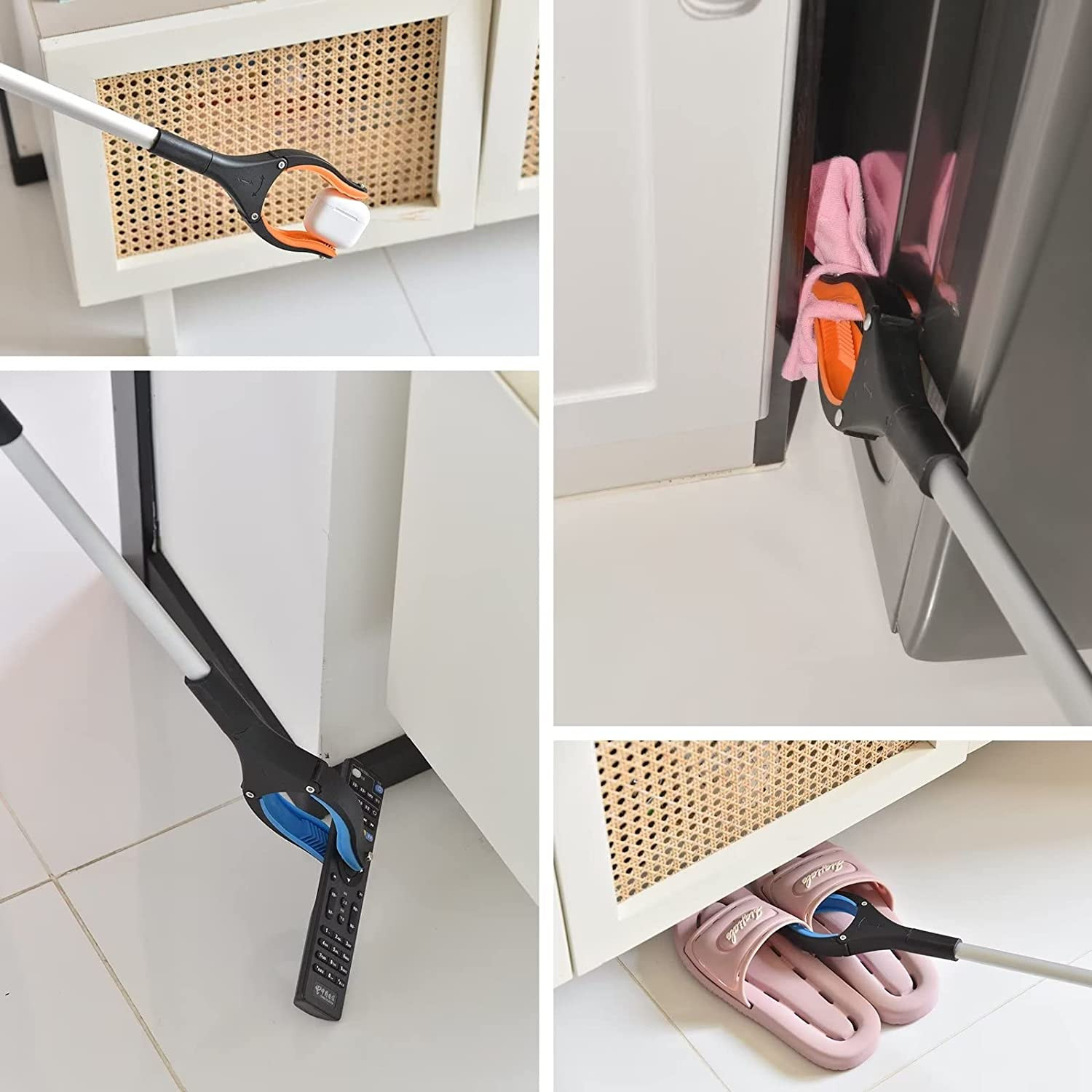 2 Pcs 32 Inch Heavy Duty Grab Industrial Pickup Stick Hand Reach Trash Reach