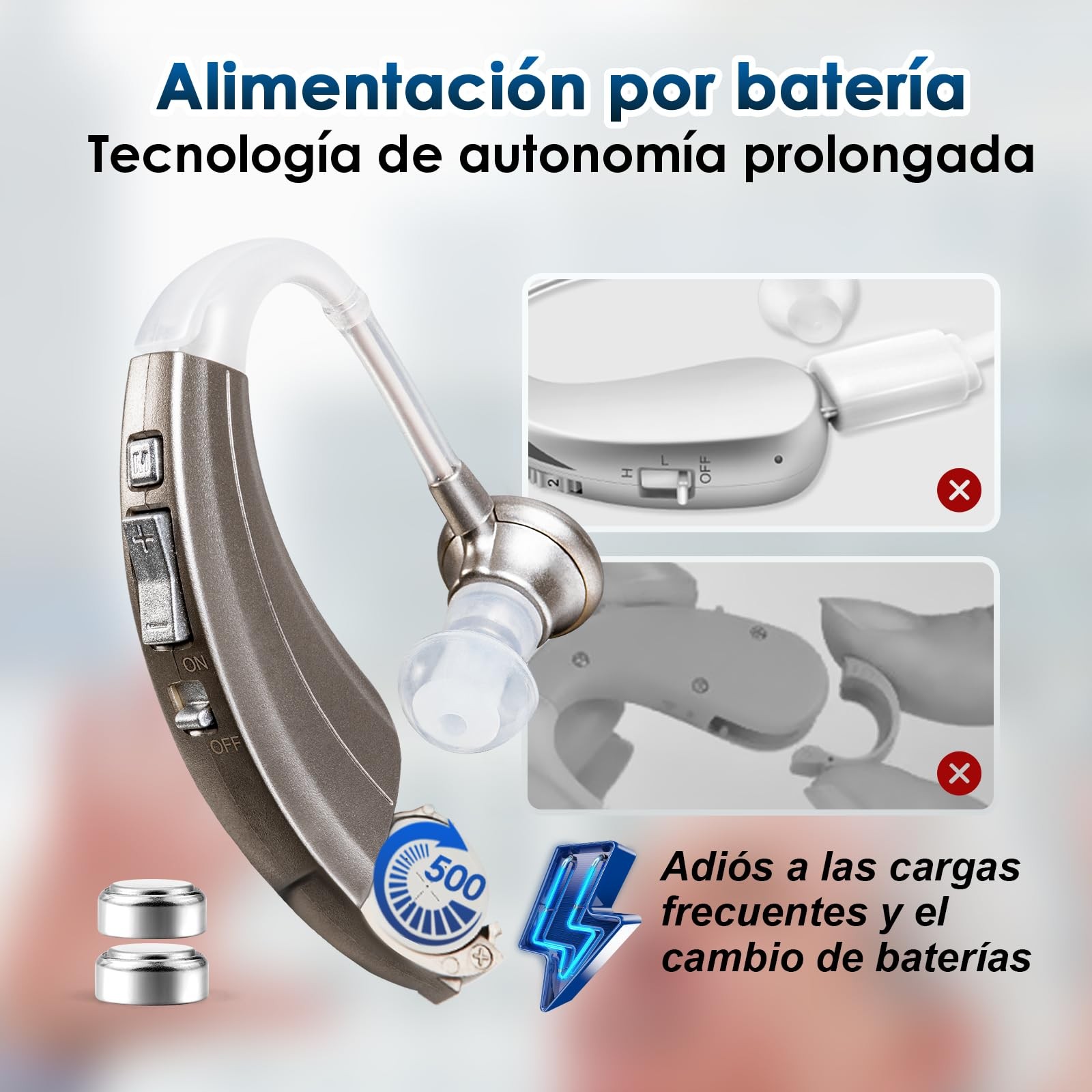 Britzgo Bha-220S Hearing Amplifier Modern And Fashion Designed Adjustable Tube