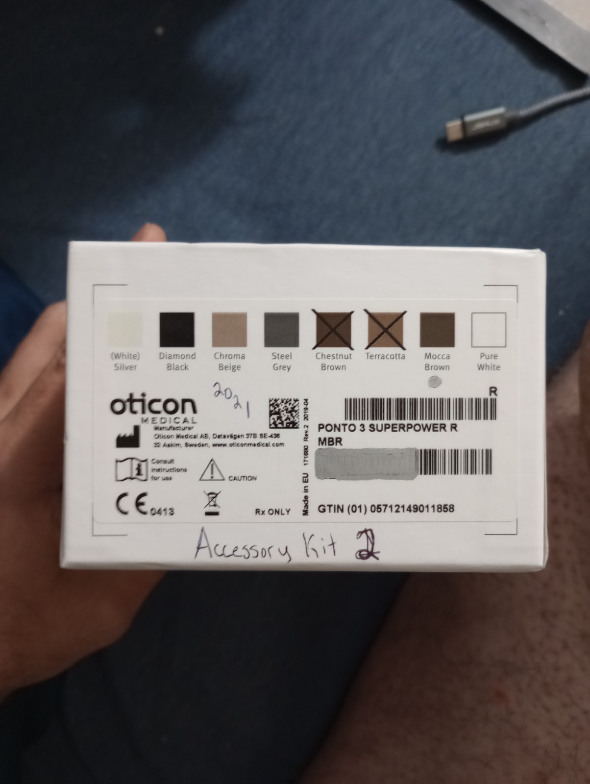 Oticon Medical Ponto 3 SuperPower ACCESSORY KIT #2 – Please Read Desc.