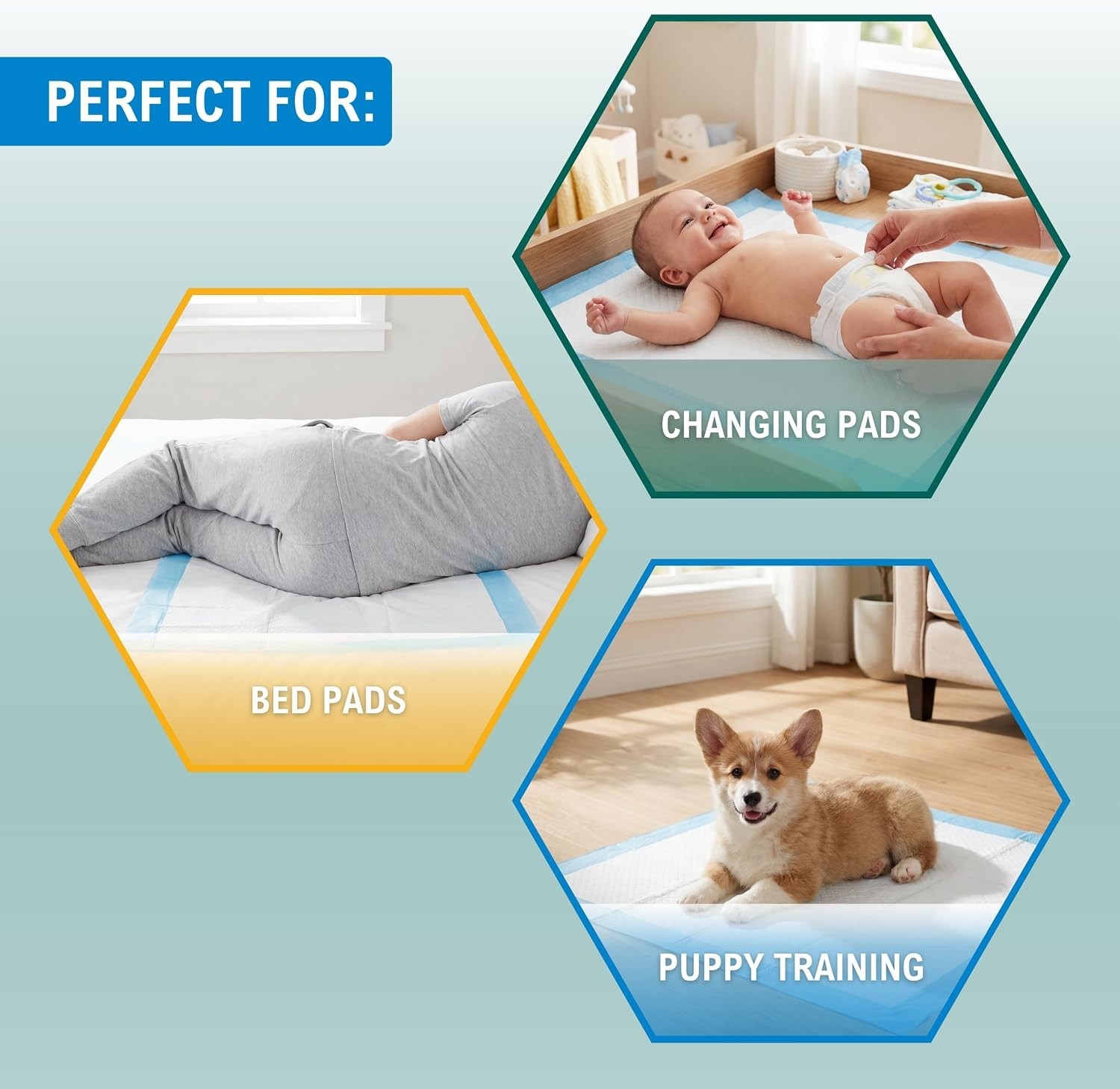 Extra Large 17” x 24” Disposable Underpads – 100 Count for Kids & Elderly Care