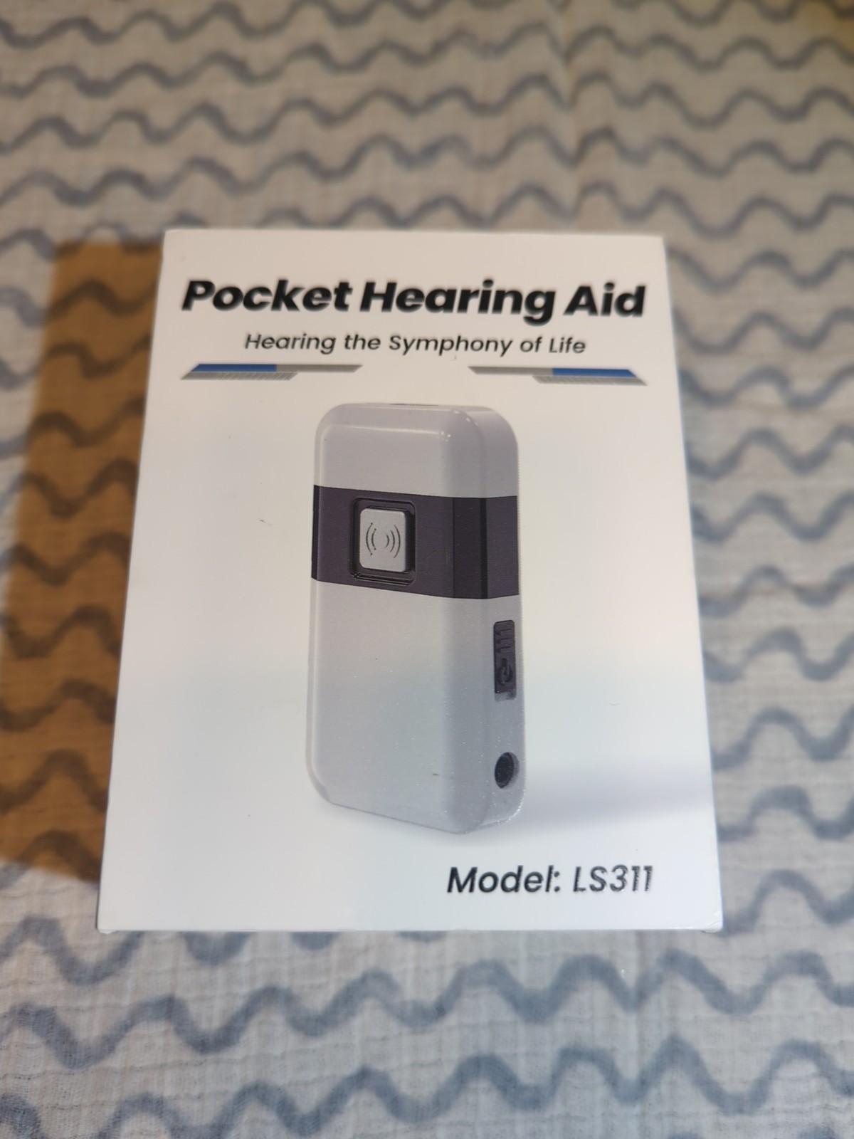 Pocket Hearing Aid LS311, Open and With Manual And Pocket Manual (Parts Only)