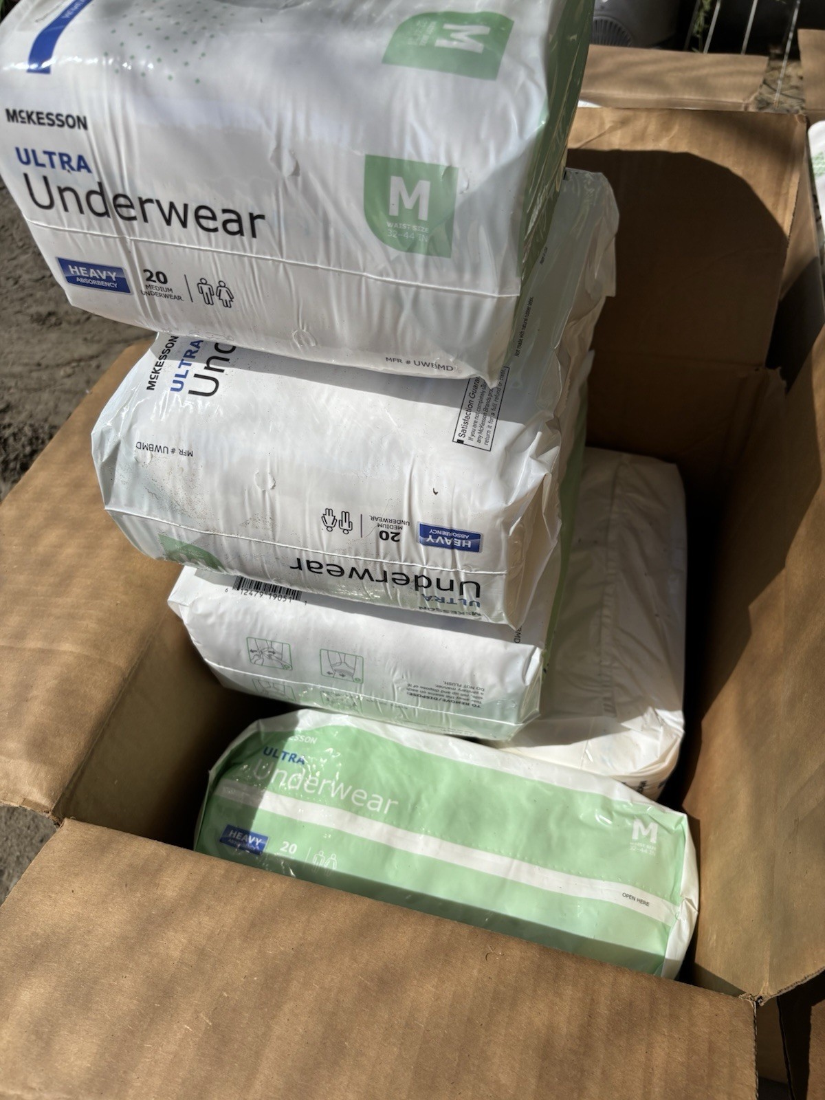 McKesson Ultra Underwear Incontinence Pant – Medium Size (Pack of 20)
