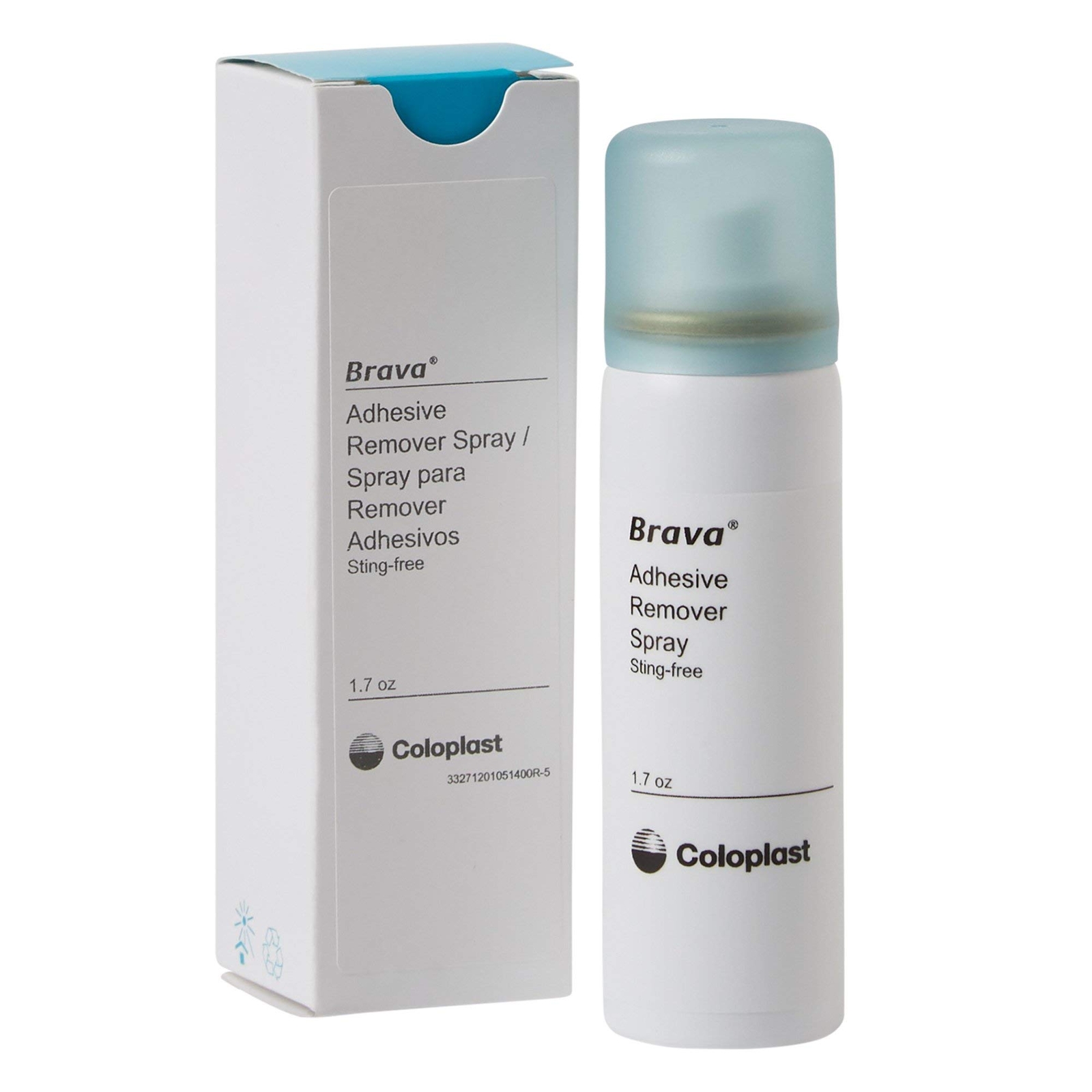 Brava Clear Adhesive Remover Spray 1.7 oz for Coloplast Bonding Adhesives