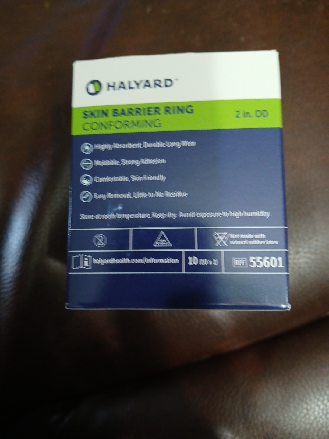 10 Halyard 55601 Skin Barrier Conforming Rings 2″ Exp 2027-11-05