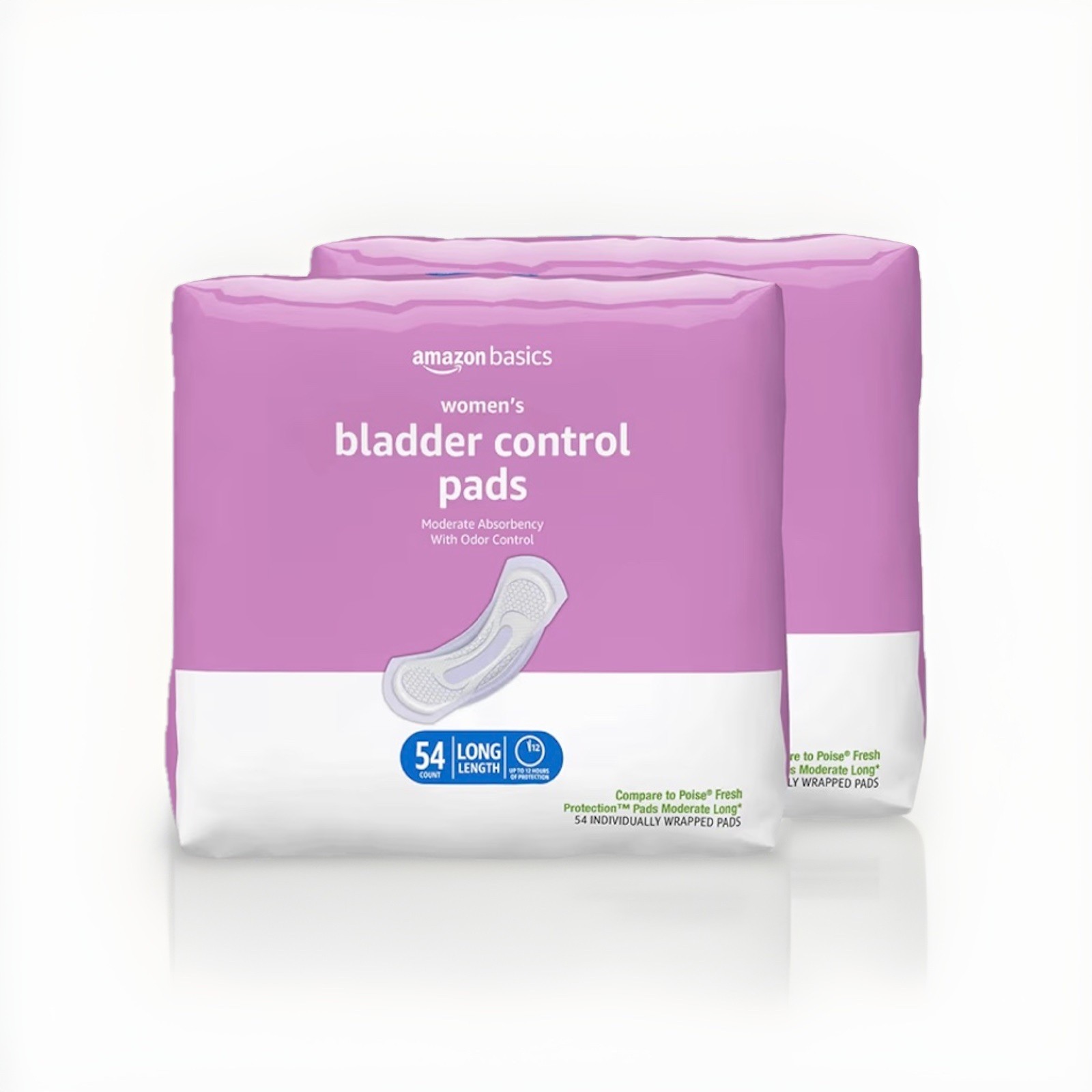 ✅NEW! Incontinence Pads for Women, Unscented, 108 Count (2 Packs of 54)