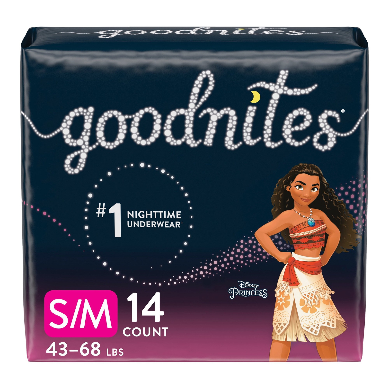 GoodNites Underwear for Girls Small/Medium Jumbo CA of 56