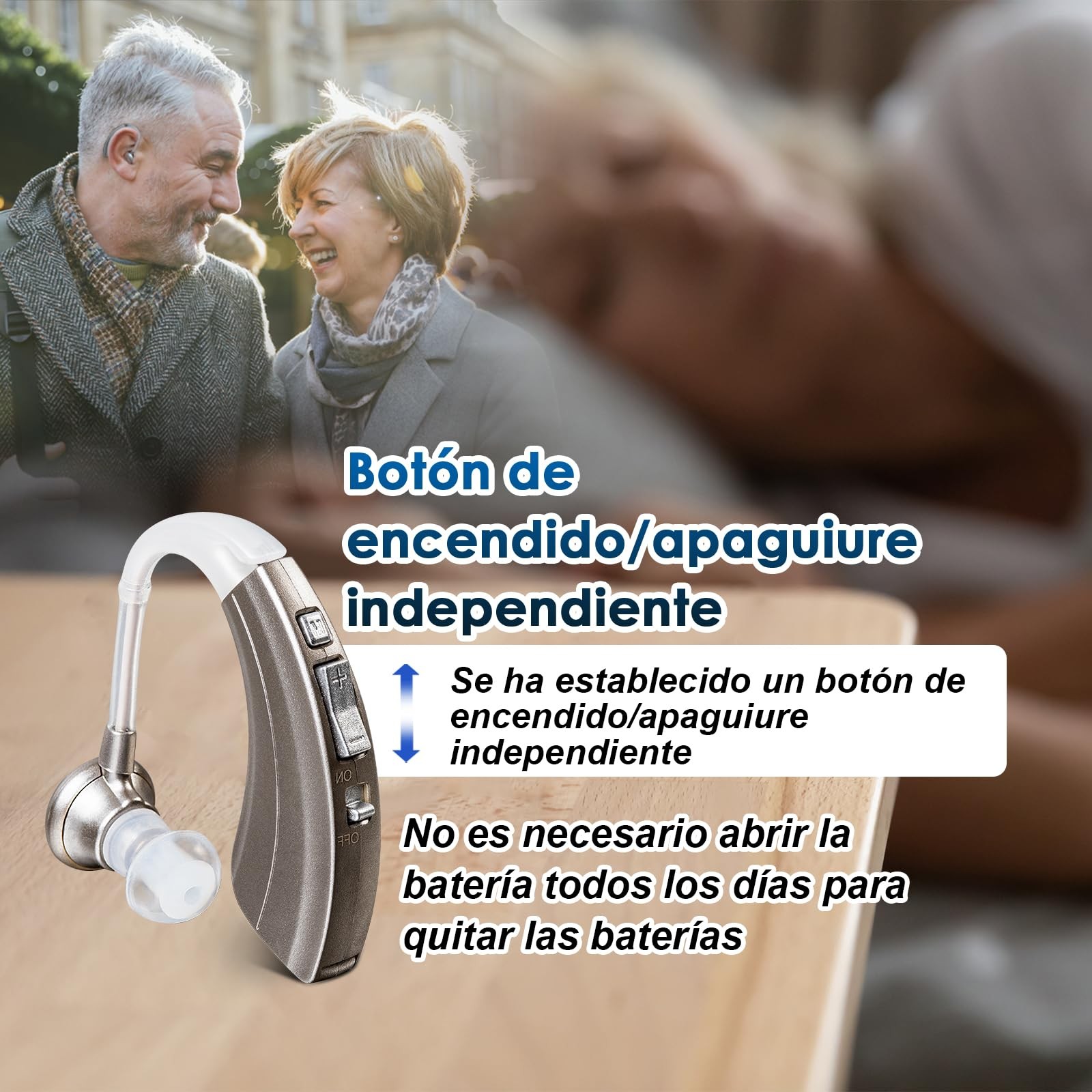 Britzgo Bha-220S Hearing Amplifier Modern And Fashion Designed Adjustable Tube
