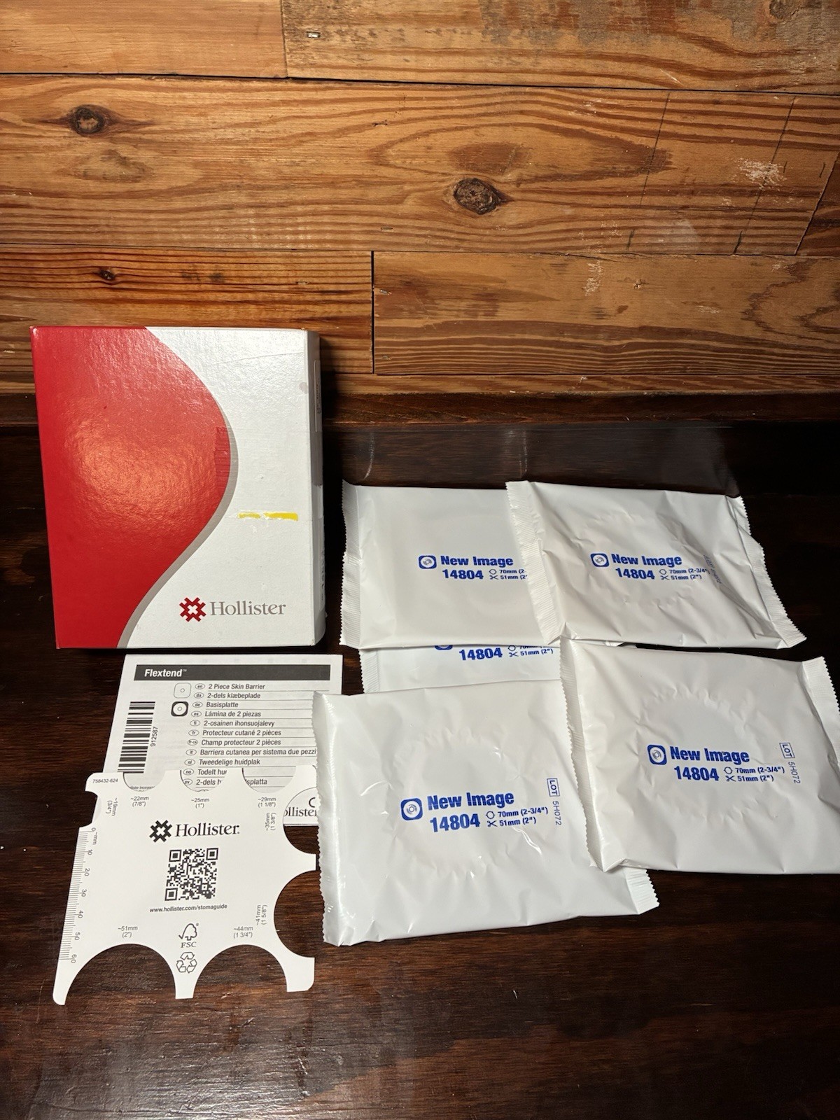 Hollister Ostomy Aid Box, REF 14804, 5 Units, Exp 2030-08-01, Ostomy Aid