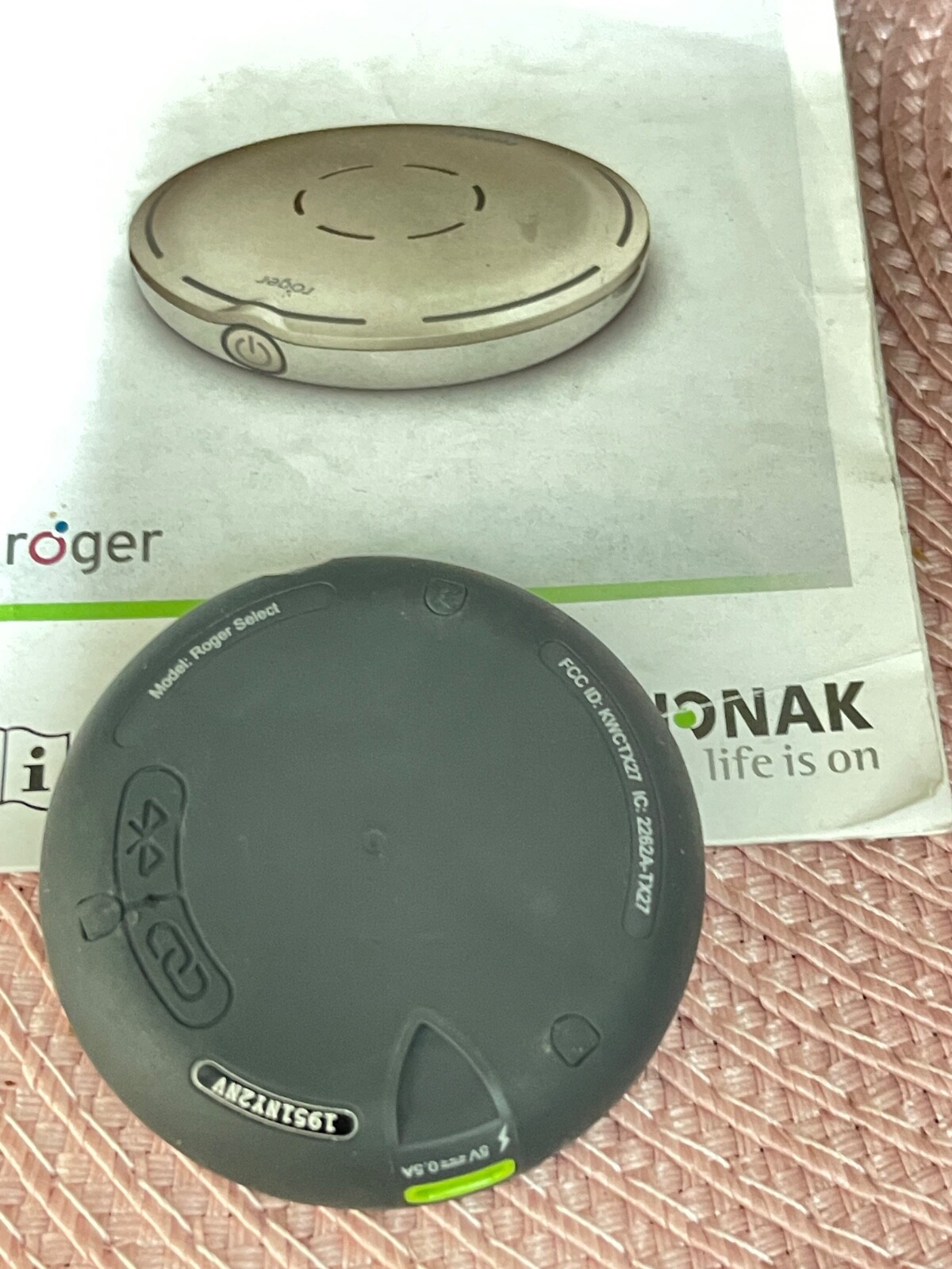 phonak roger select “ No Battery “ ***Read description **