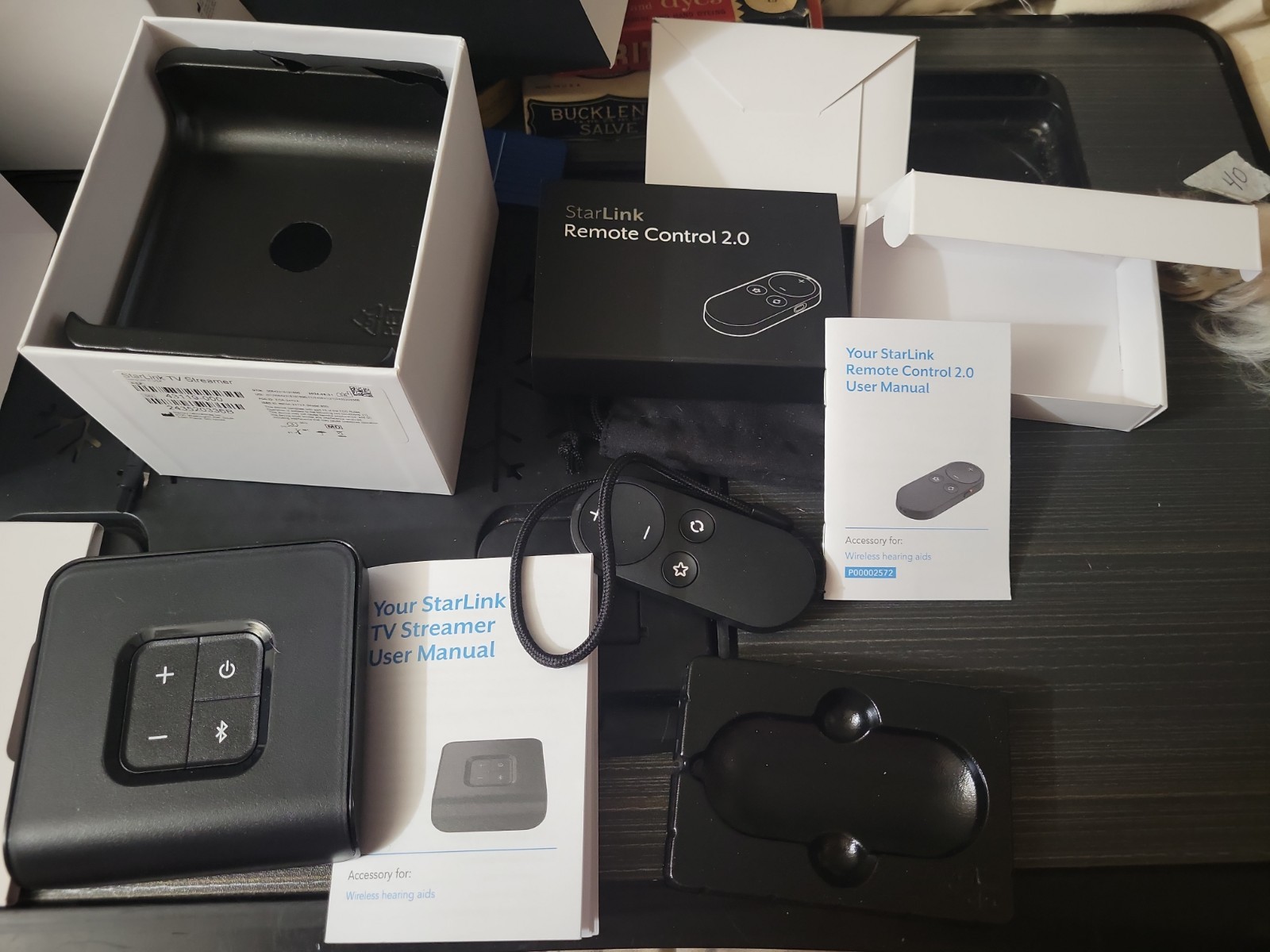 Starkey StarLink TV Streamer Model 800 Wireless 2.4 GHz Transmitter & Remote