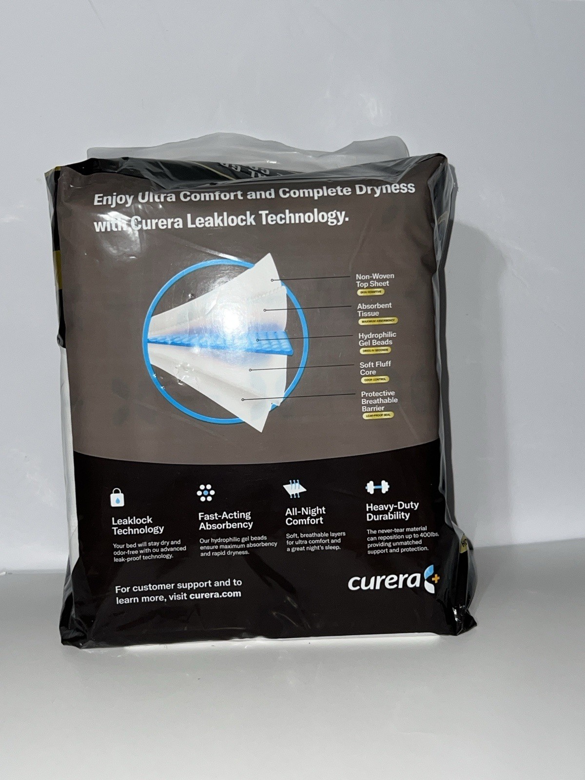 CURERA HOSPITAL GRADE CHUCKS MAX 3XL 36×36” 10 Count RESPOSTIONS 400Lb