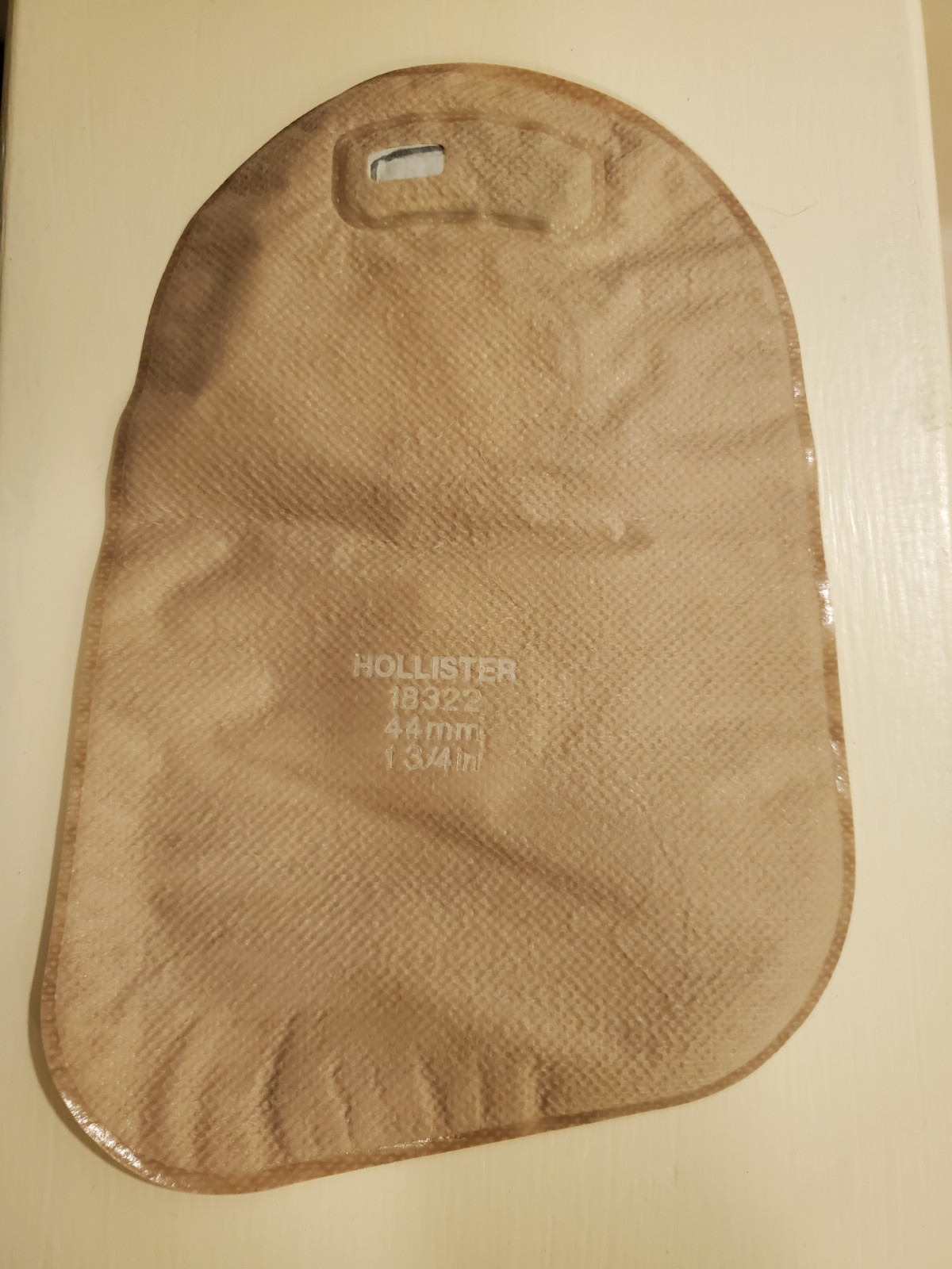 Hollister 18322 New Image 2-Piece Closed Pouch 1-3/4” (44mm) Filter Beige Box/30
