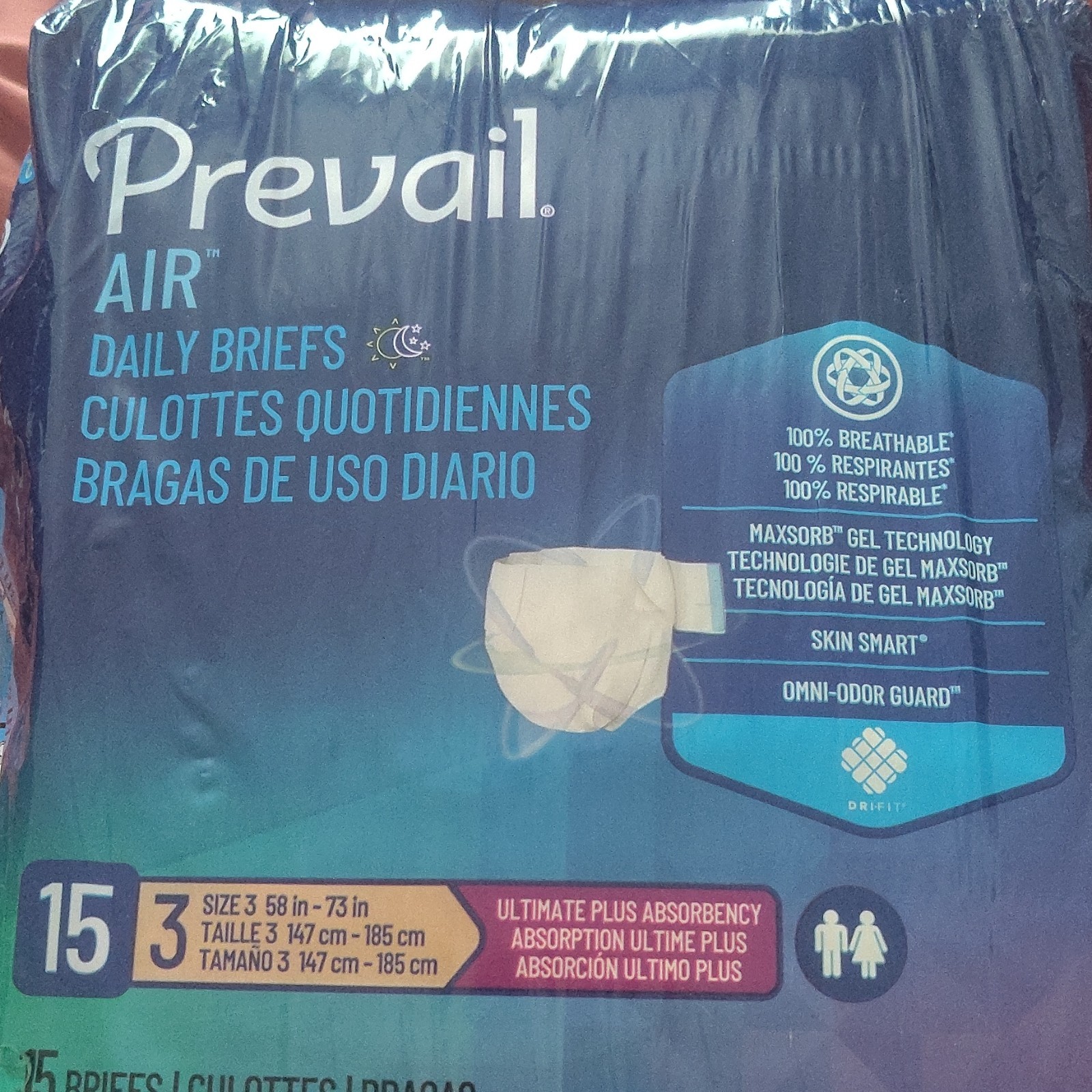 Prevail NU-FIT Incontinence Pants XL Extra/Ultimate Plus Absorbency 20 Ct