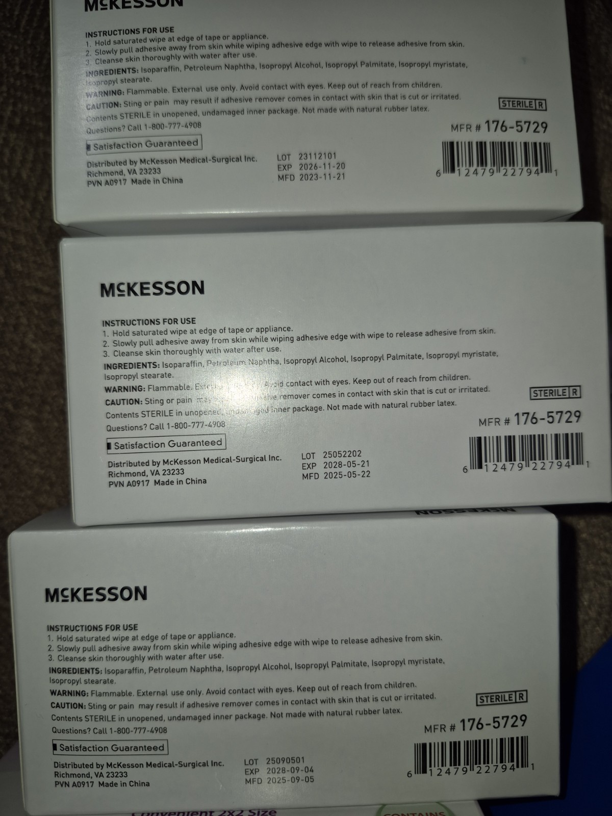 🔥New 7600002 Securi-T USA 90 Ostomy Pouches System Supplies Wipes Film Powder