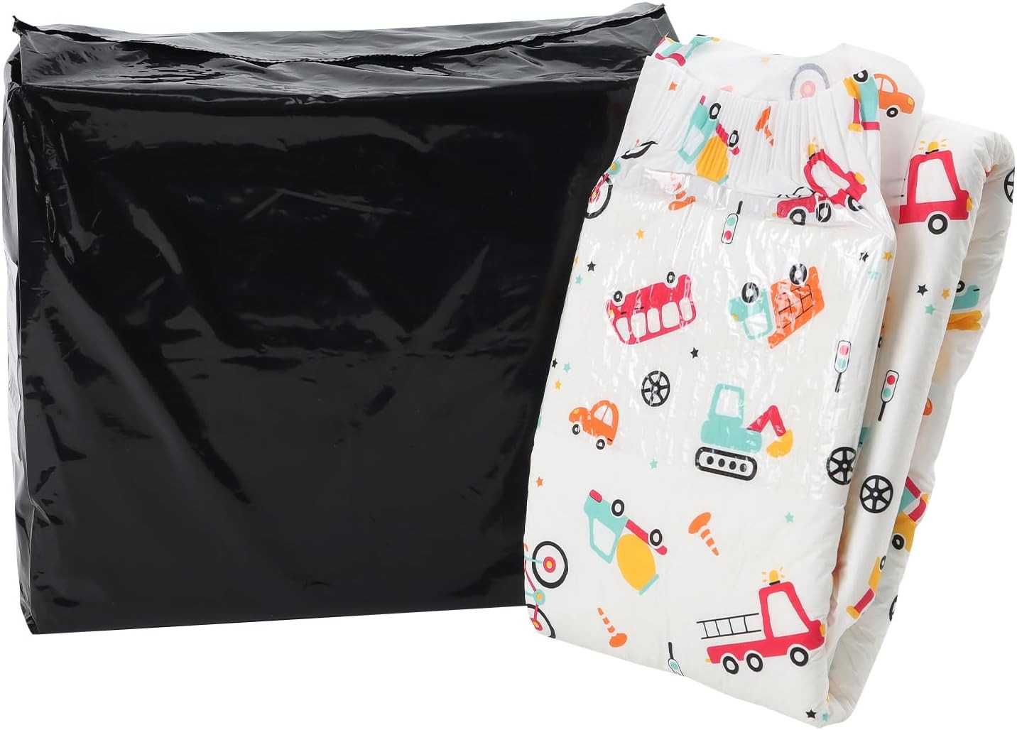 CutiePlusU 10 Pack Maximum Absorbency – Overnight Busy Driver Briefs with Tabs