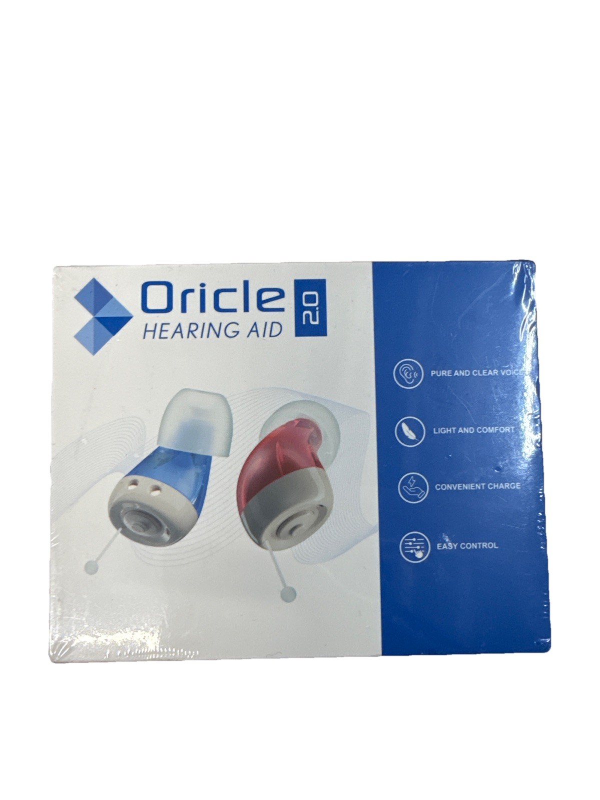 Oricle Hearing Aids 2.0 – New Li-ion Rechargeable Brand New In box