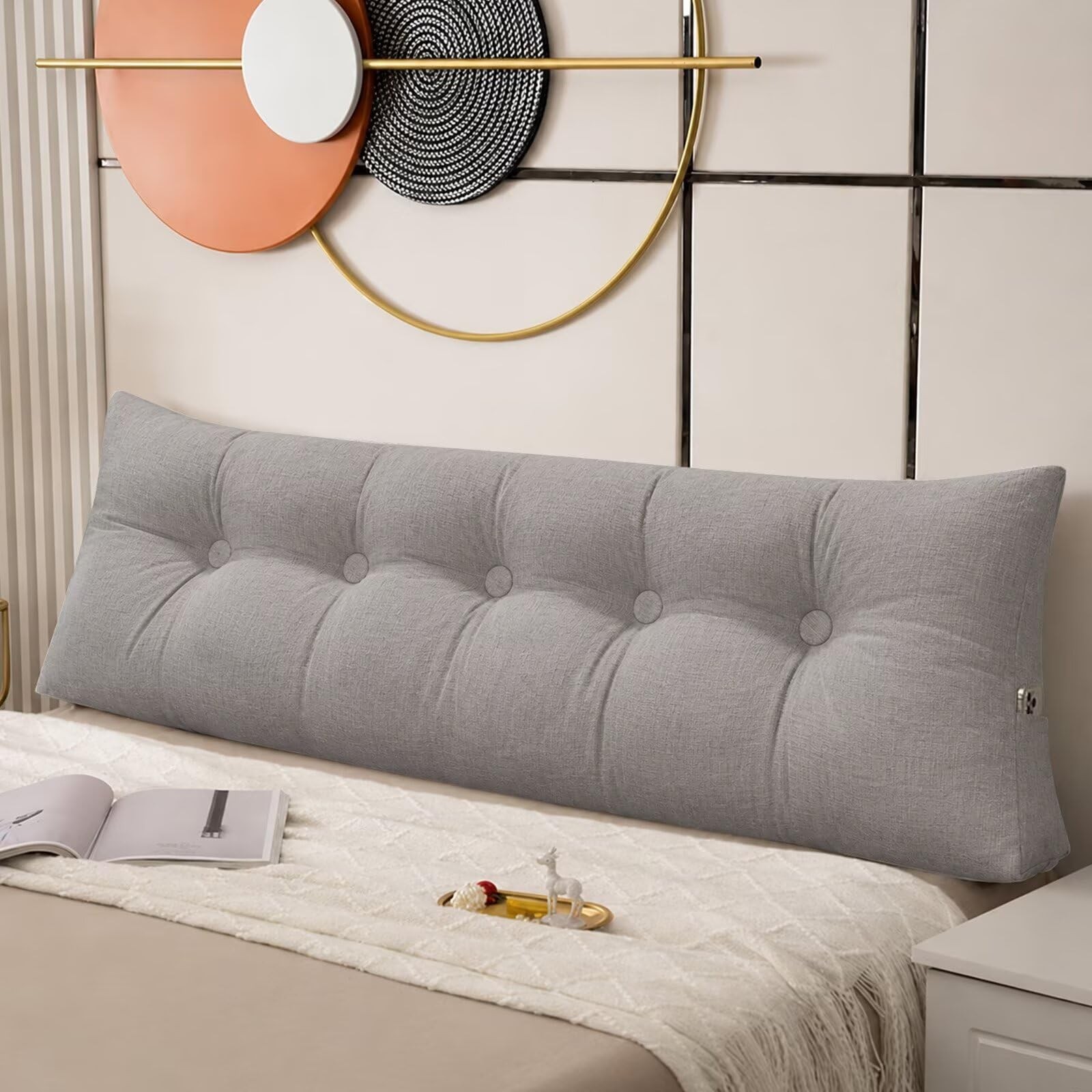 Jaysydd Queen Size Headboard Pillow Position Support For Bed Daybed Pillows