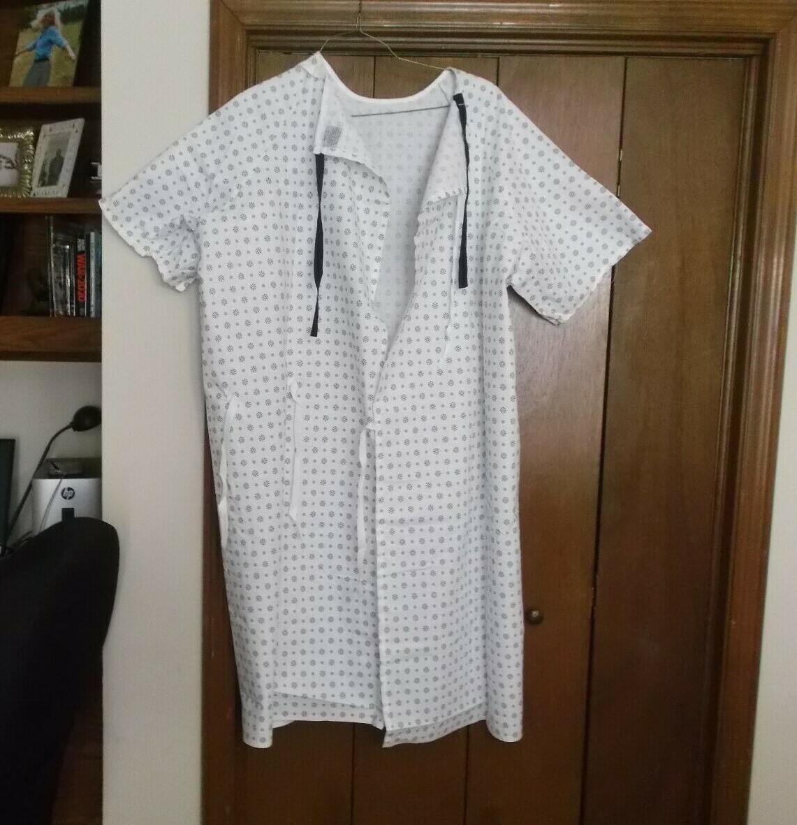Hospital Gown Cotton Blend, Unisex One Size